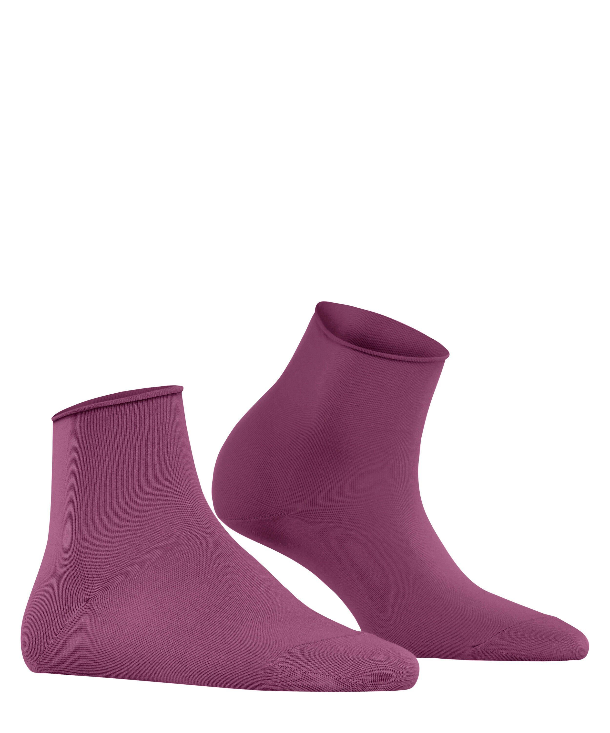 FALKE Cotton Touch damessokken kort, paars (hibiscus)