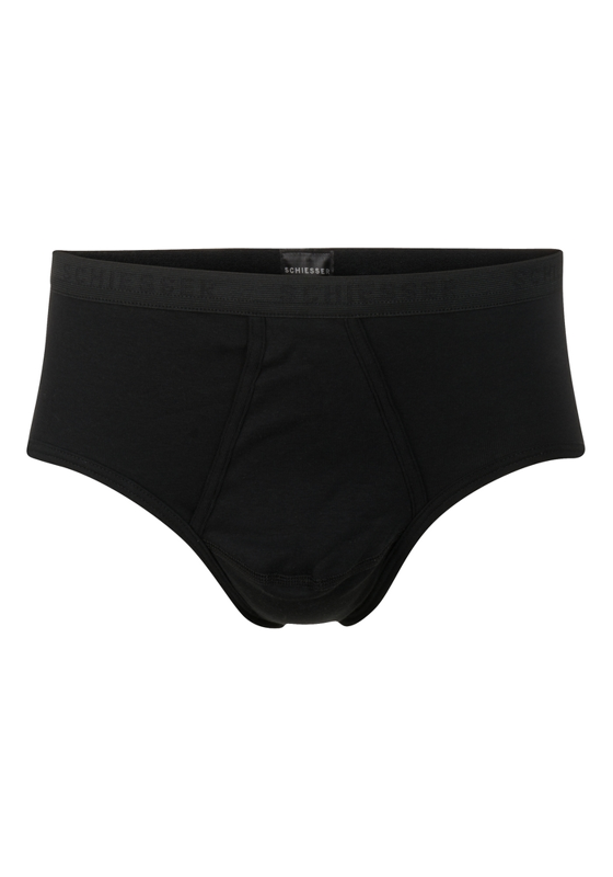 SCHIESSER Original Feinripp sportslip (1-pack), met gulp, zwart SCHIESSER Original Feinripp sportslip (1-pack), met gulp, zwart