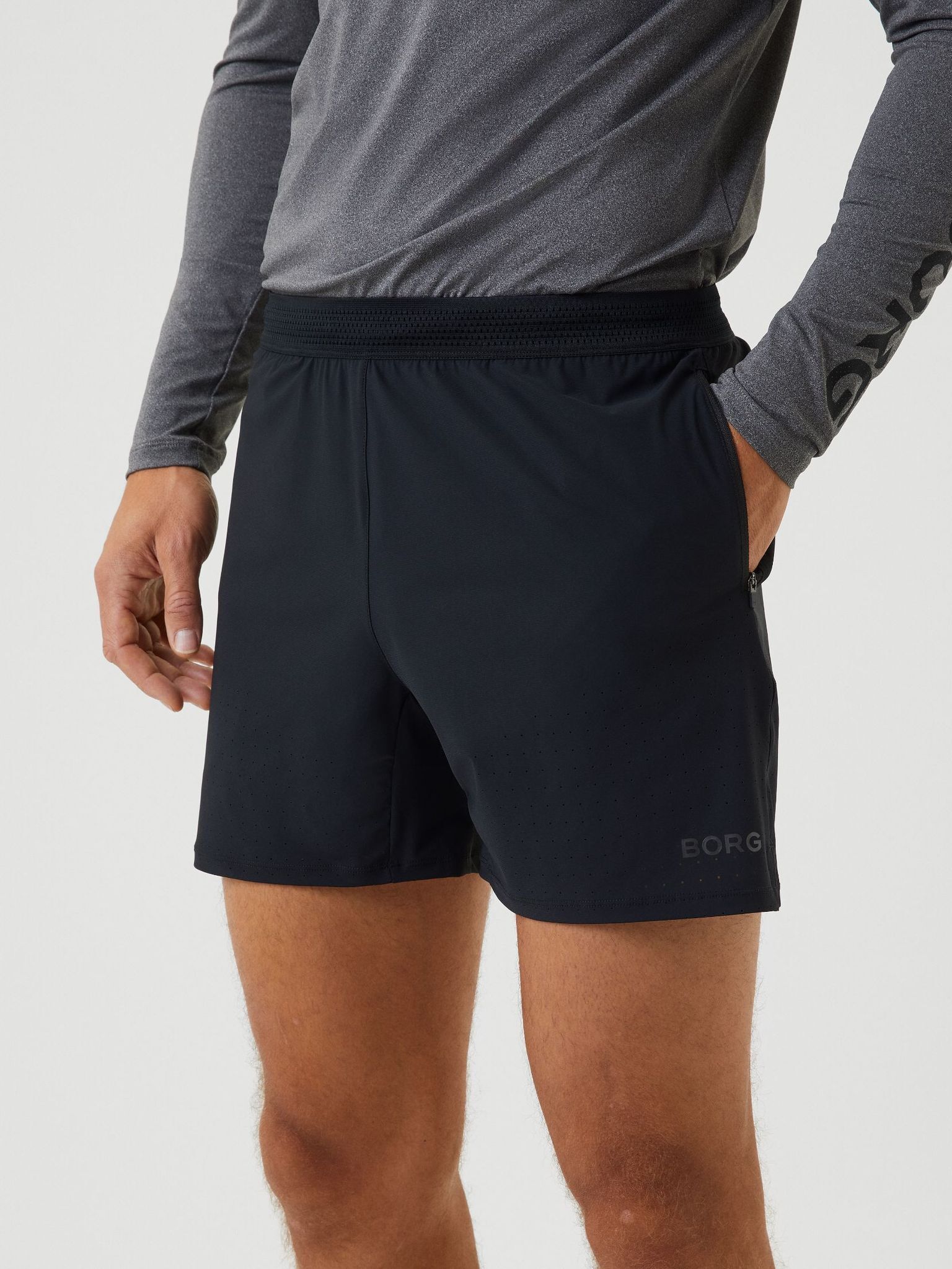 Bjorn Borg Tech Shorts, heren broek kort, zwart