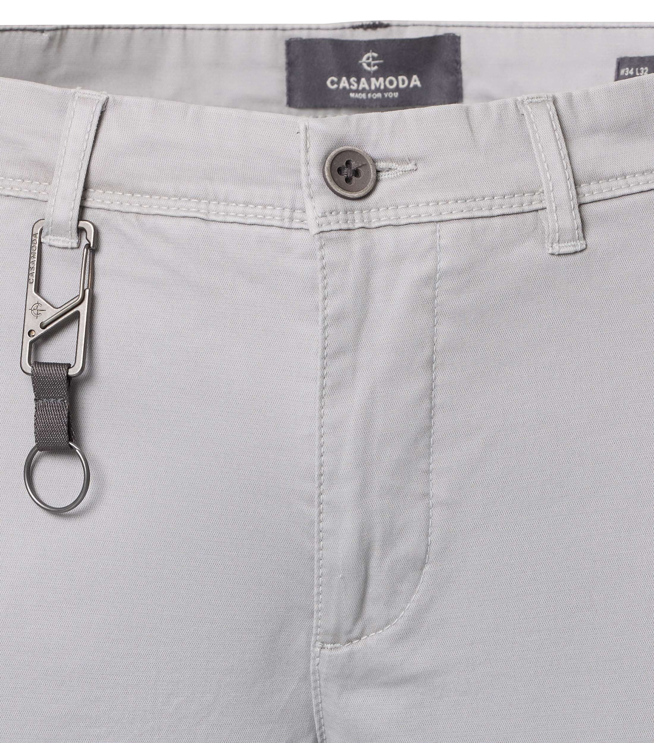 CASA MODA broek CHRIS, heren chino broek, zilvergrijs