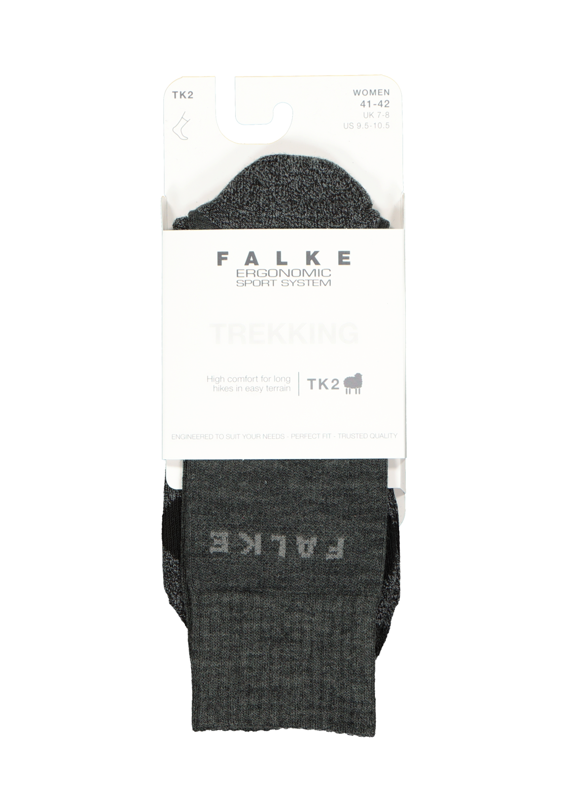 3-4004757947669_falke_sokken_HR FALKE TK2 dames wandelsokken, antraciet grijs (asphalt melange)