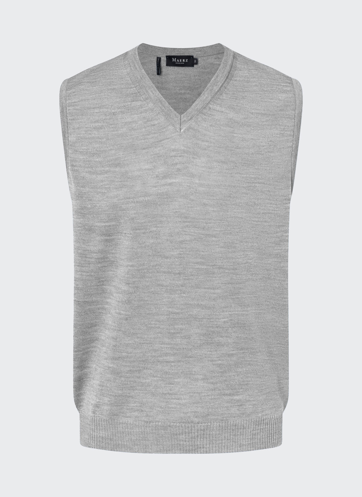 MAERZ Classic Fit heren spencer wol, grijs