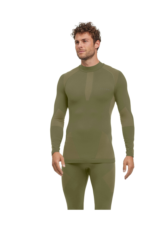 FALKE heren shirt met lange mouw Warm, thermoshirt, groen (herb) FALKE heren shirt met lange mouw Warm, thermoshirt, groen (herb)