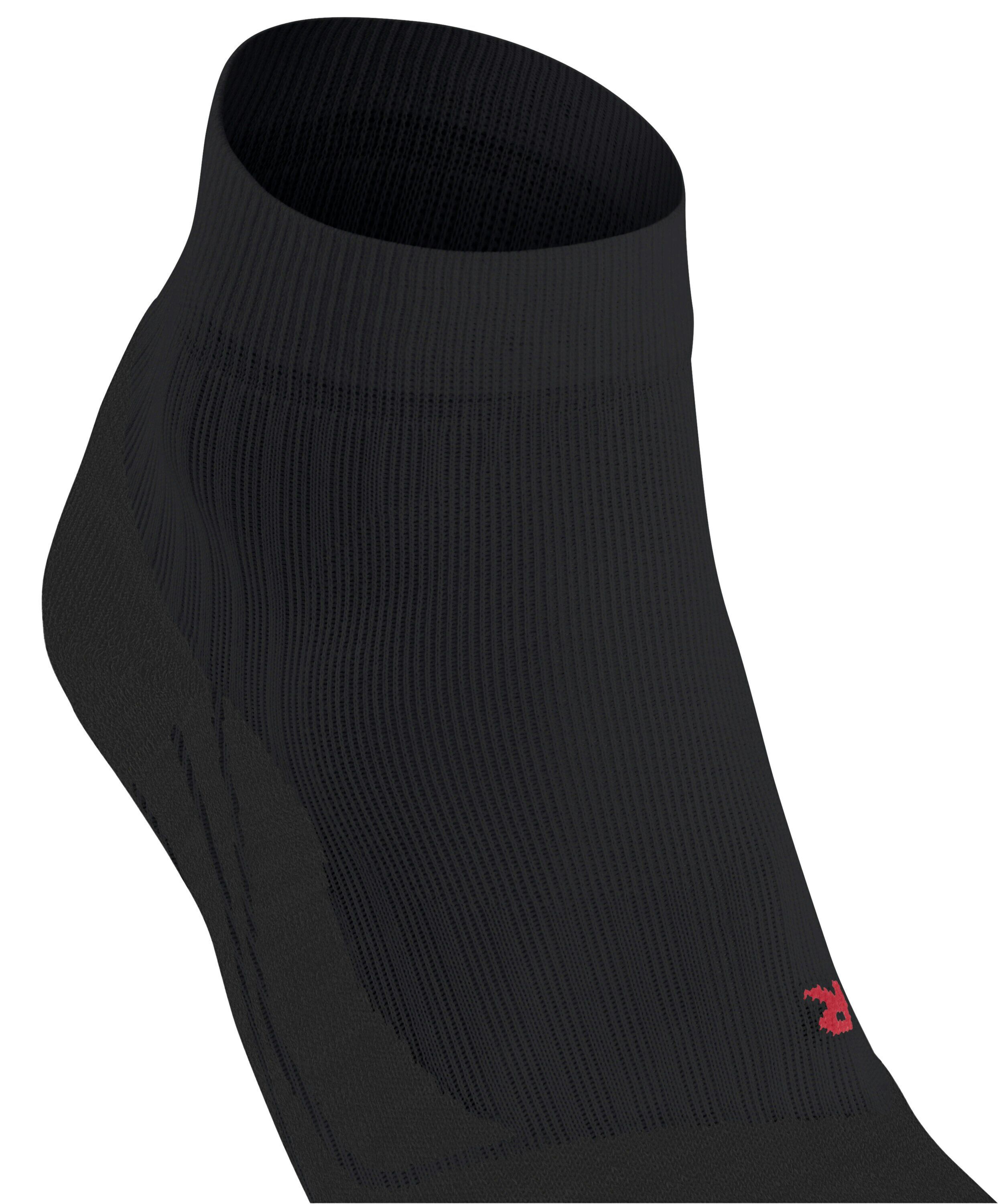 FALKE PL4 Short damessokken kort, zwart (black)