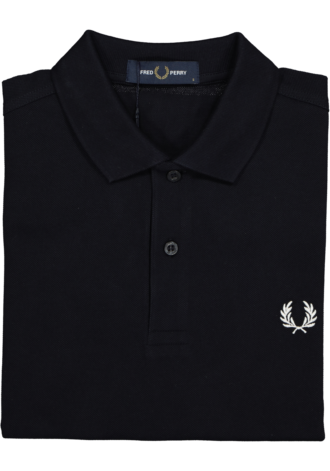 4-5034606276564_polo_HR Fred Perry M6000 polo shirt, heren polo navy, donkerblauw