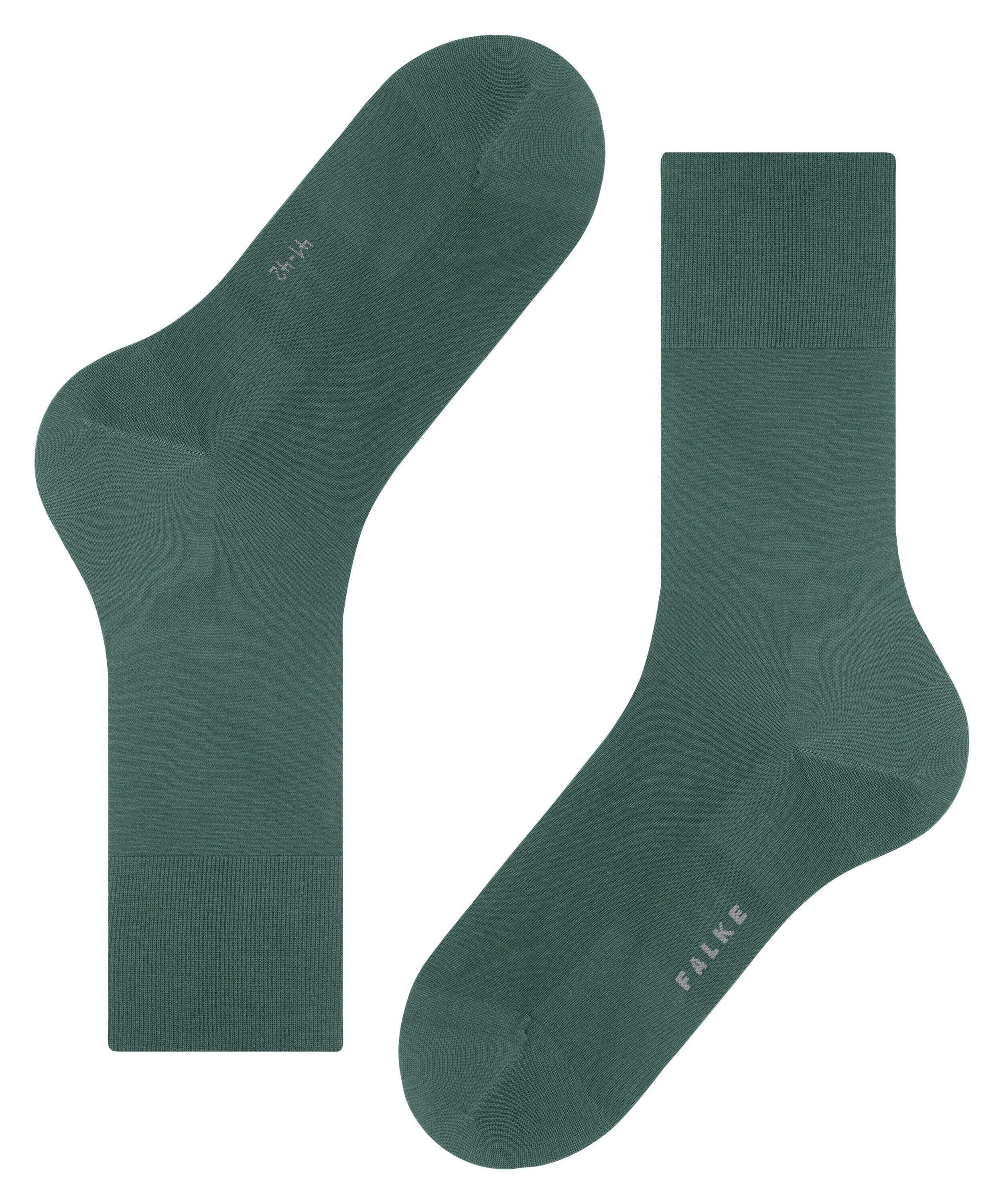 FALKE ClimaWool herensokken, oceaangroen (ATLANTIS)