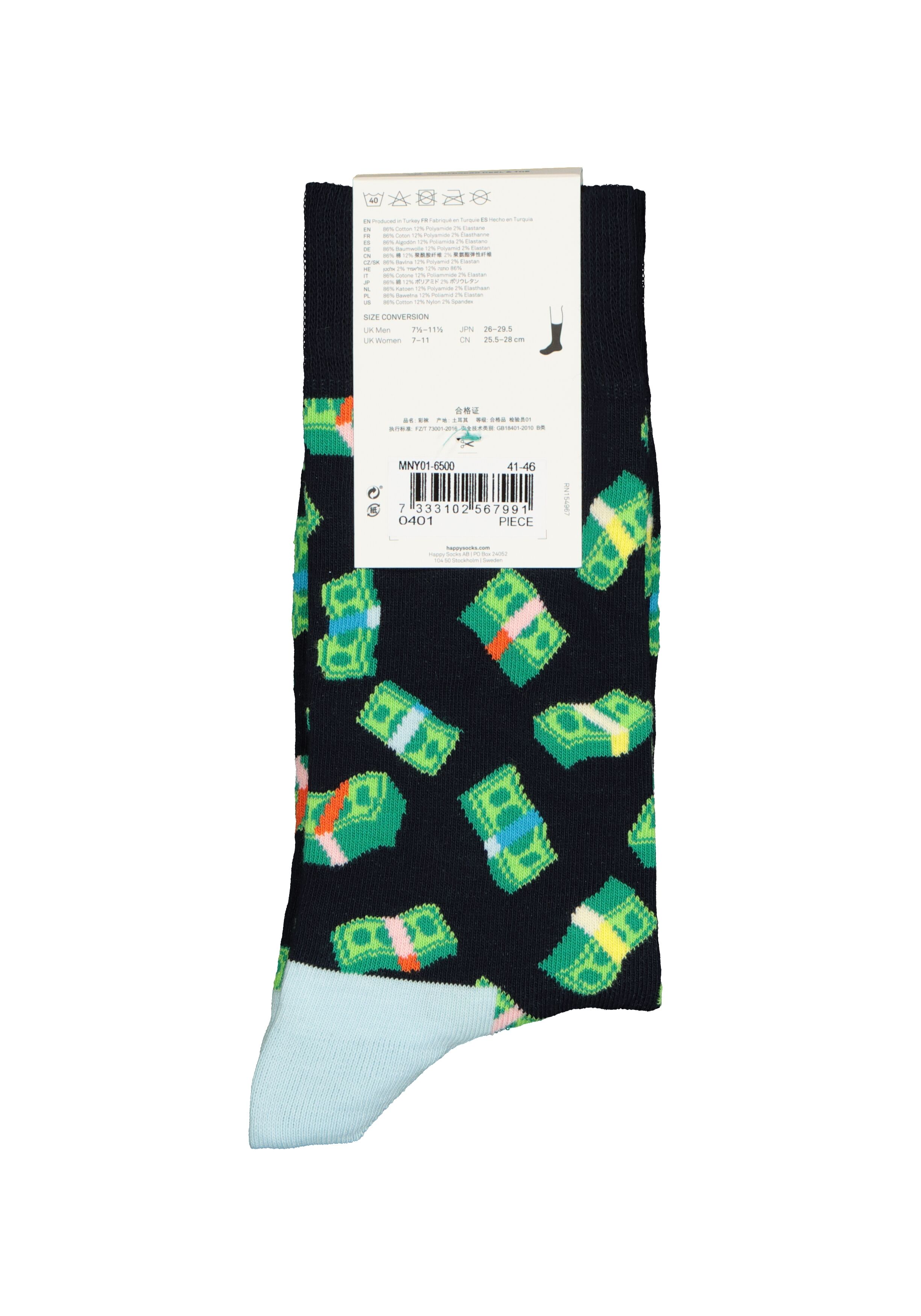Happy Socks Money Money Sock, unisex sokken