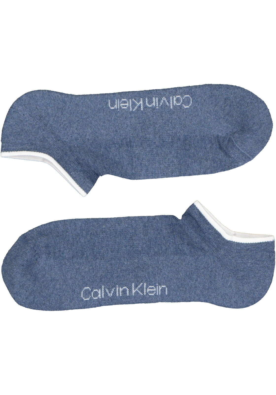 06-8720245219600_ck_sokken_3p_HR Calvin Klein herensokken Grant (3-pack), onzichtbare lage sportsokken, drie tinten jeansblauw