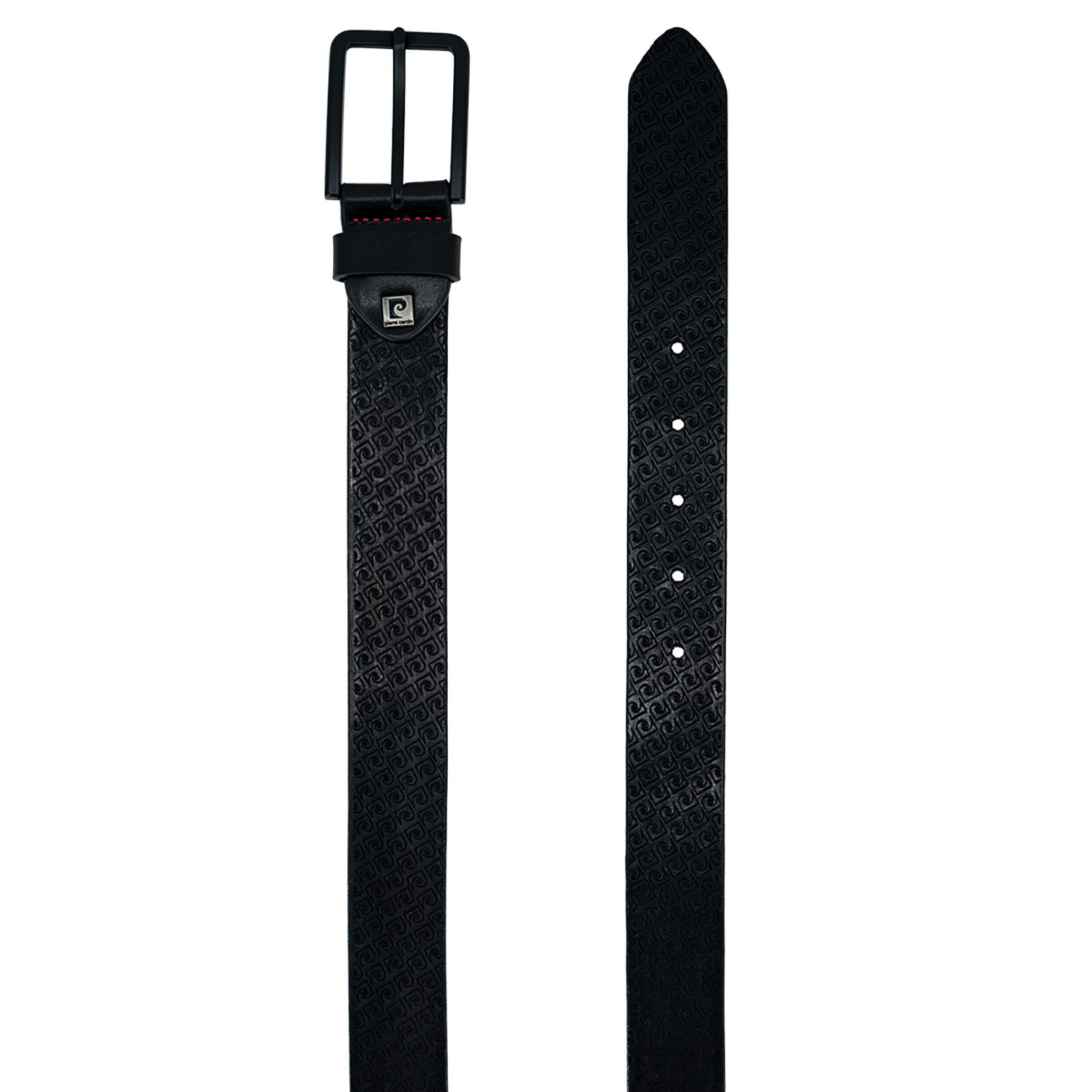 PIERRE CARDIN leren heren riem, zwart