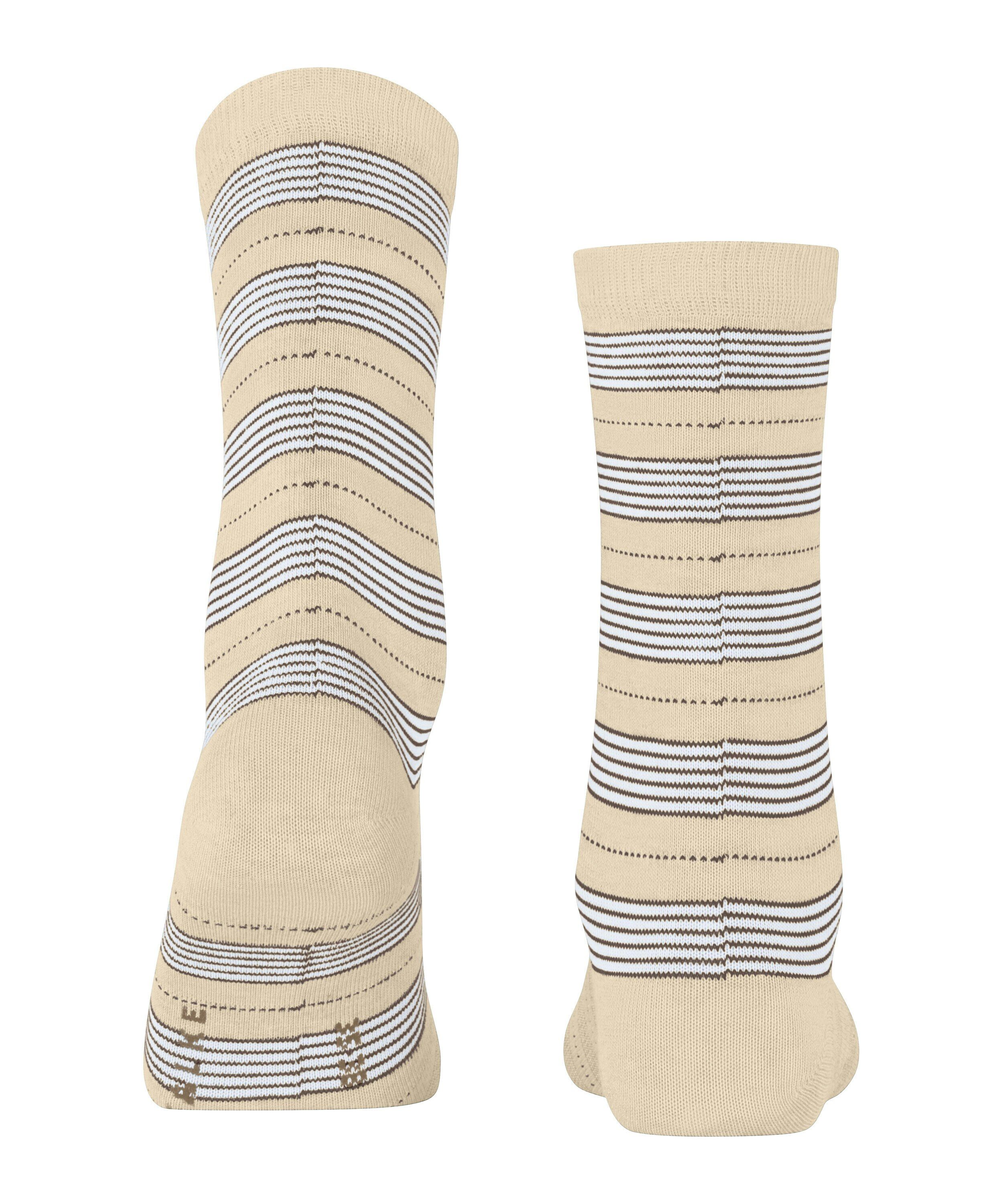 FALKE Stripe Uniform damessokken, creme (cream)