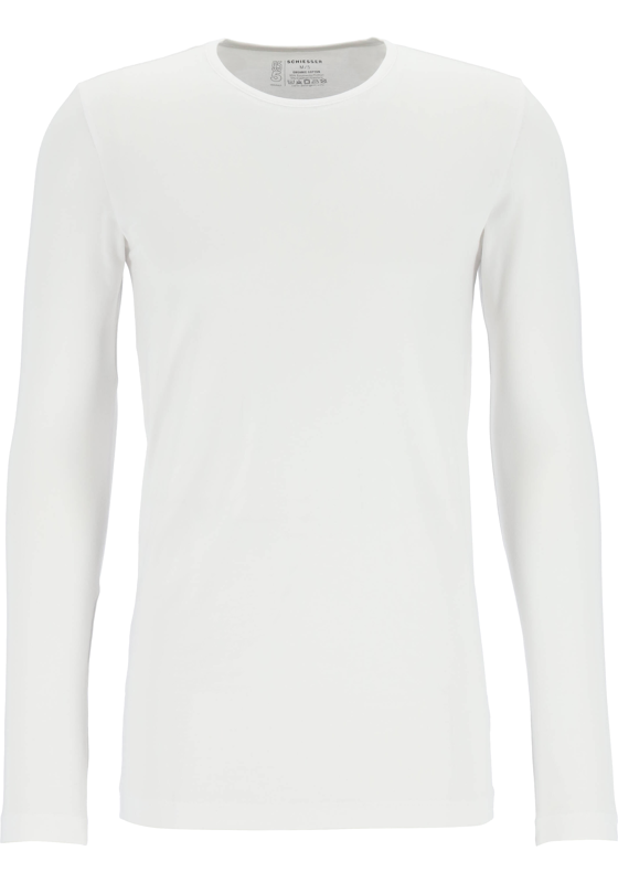 SCHIESSER 95/5 Originals T-shirt (1-pack), O-hals lange mouw, wit SCHIESSER 95/5 Originals T-shirt (1-pack), O-hals lange mouw, wit