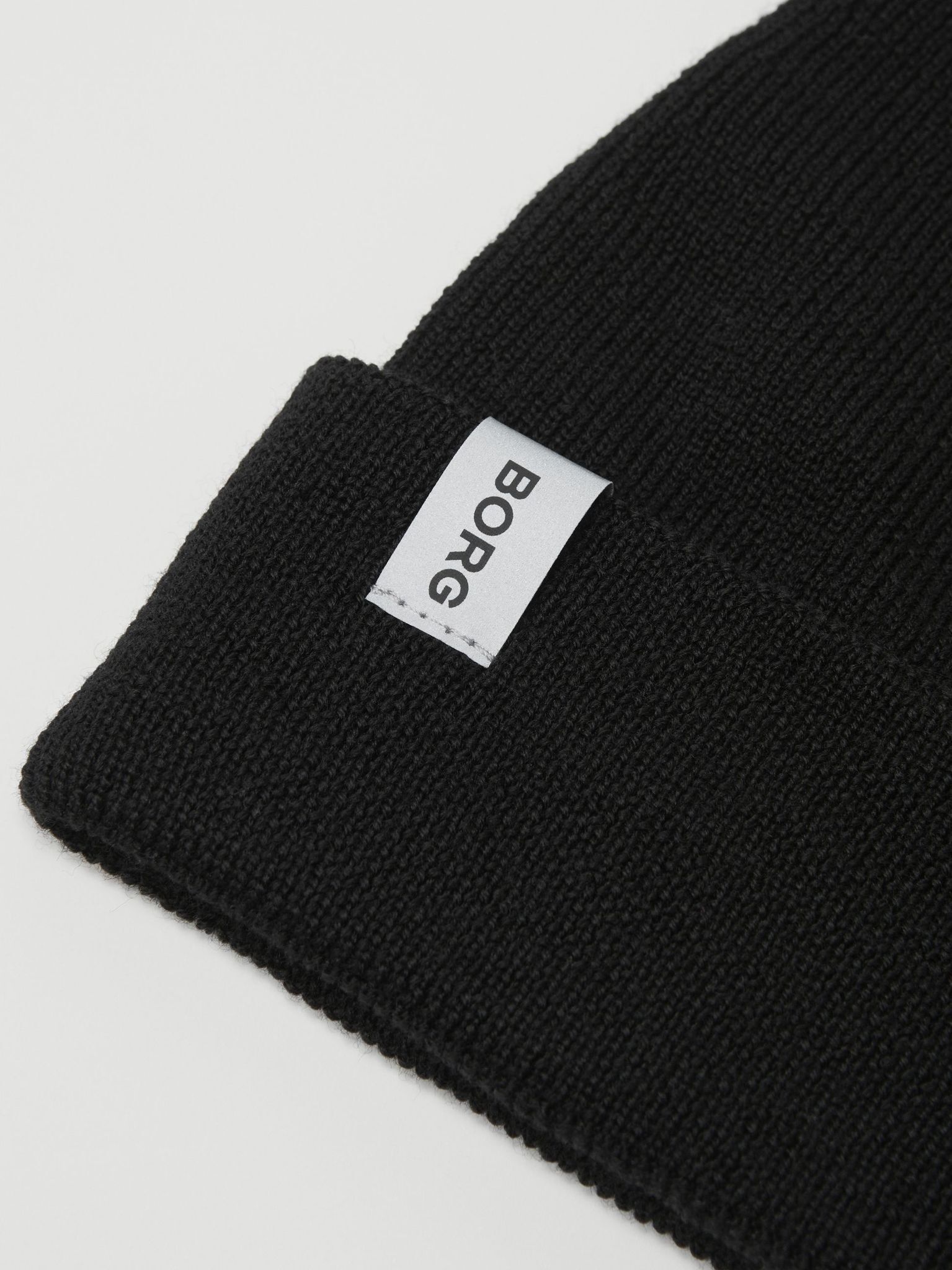Bjorn Borg running beanie, zwart