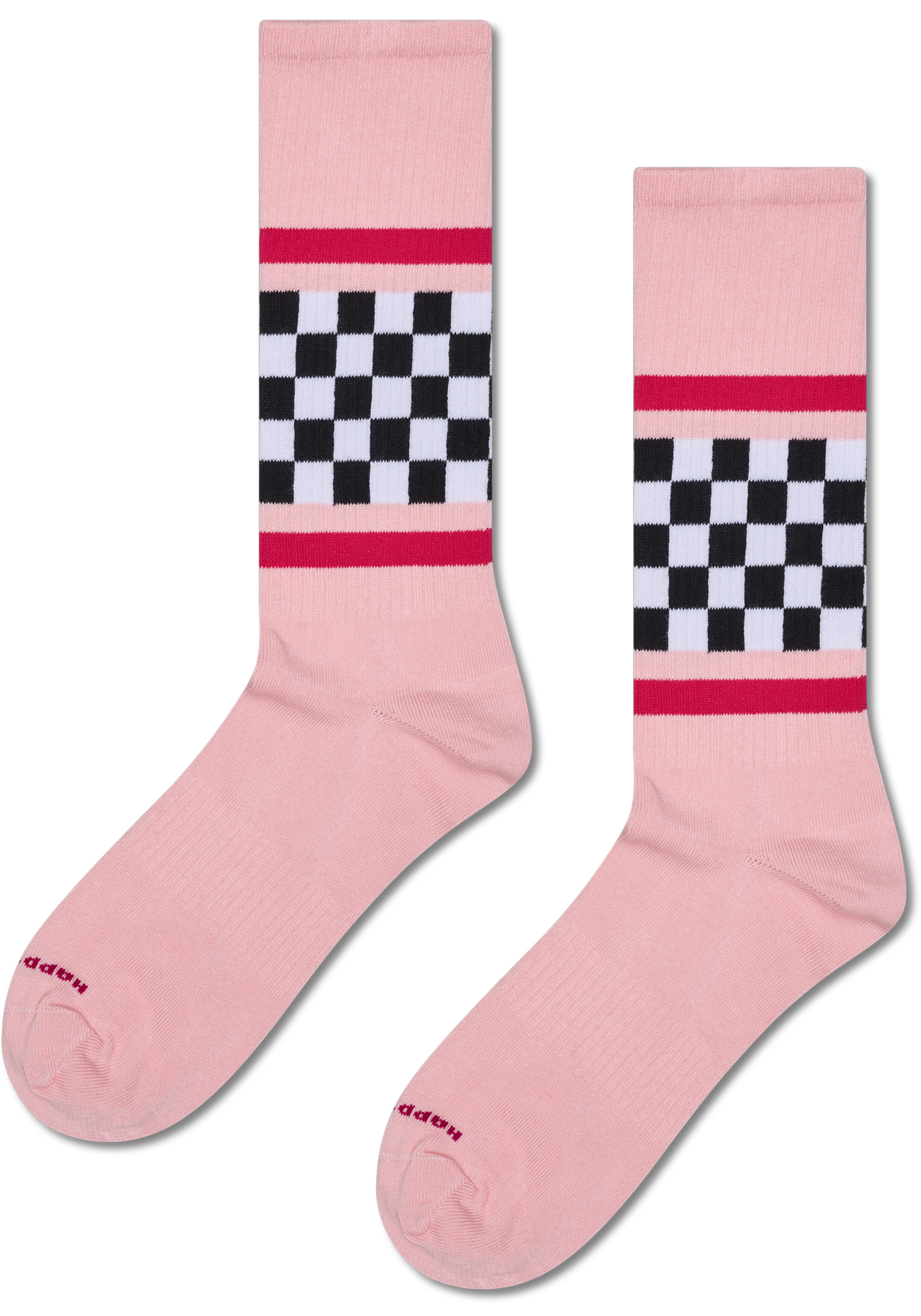 Happy Socks Baby Sneaker Socks (2-pack), unisex sokken, roze