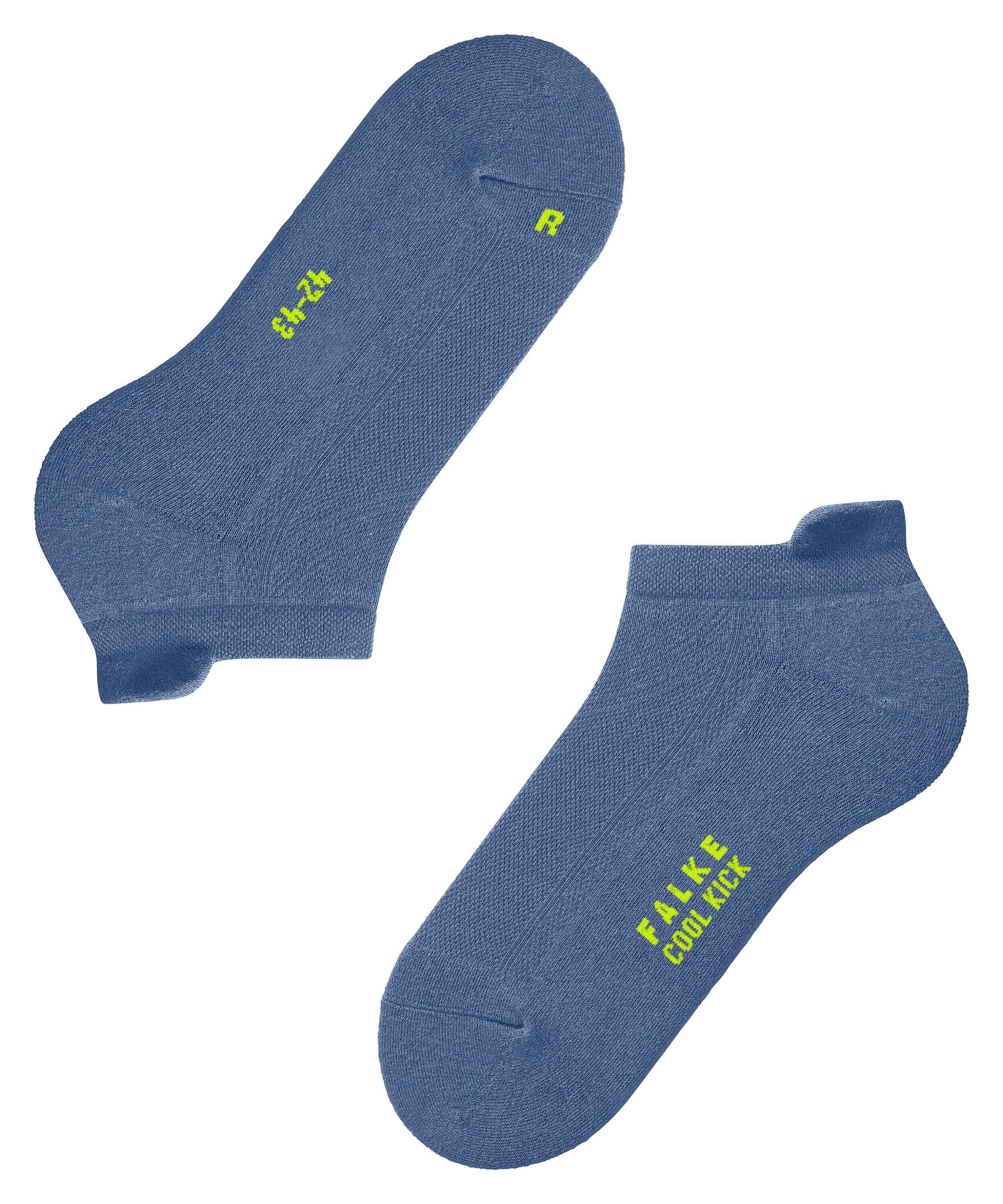 FALKE Cool Kick unisex sneakersokken, blauw (smoky blue)
