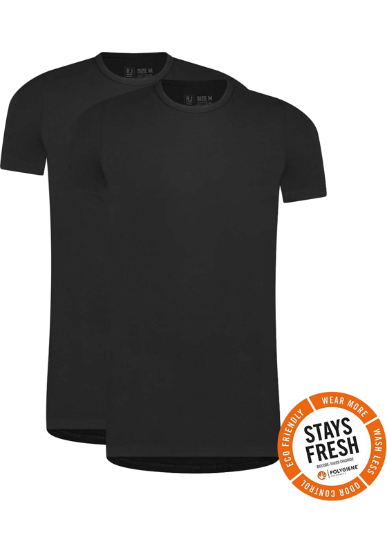 RJ Bodywear Everyday Roermond T-shirt (2-pack), heren T-shirt , zwart RJ Bodywear Everyday Roermond T-shirt (2-pack), heren T-shirt , zwart