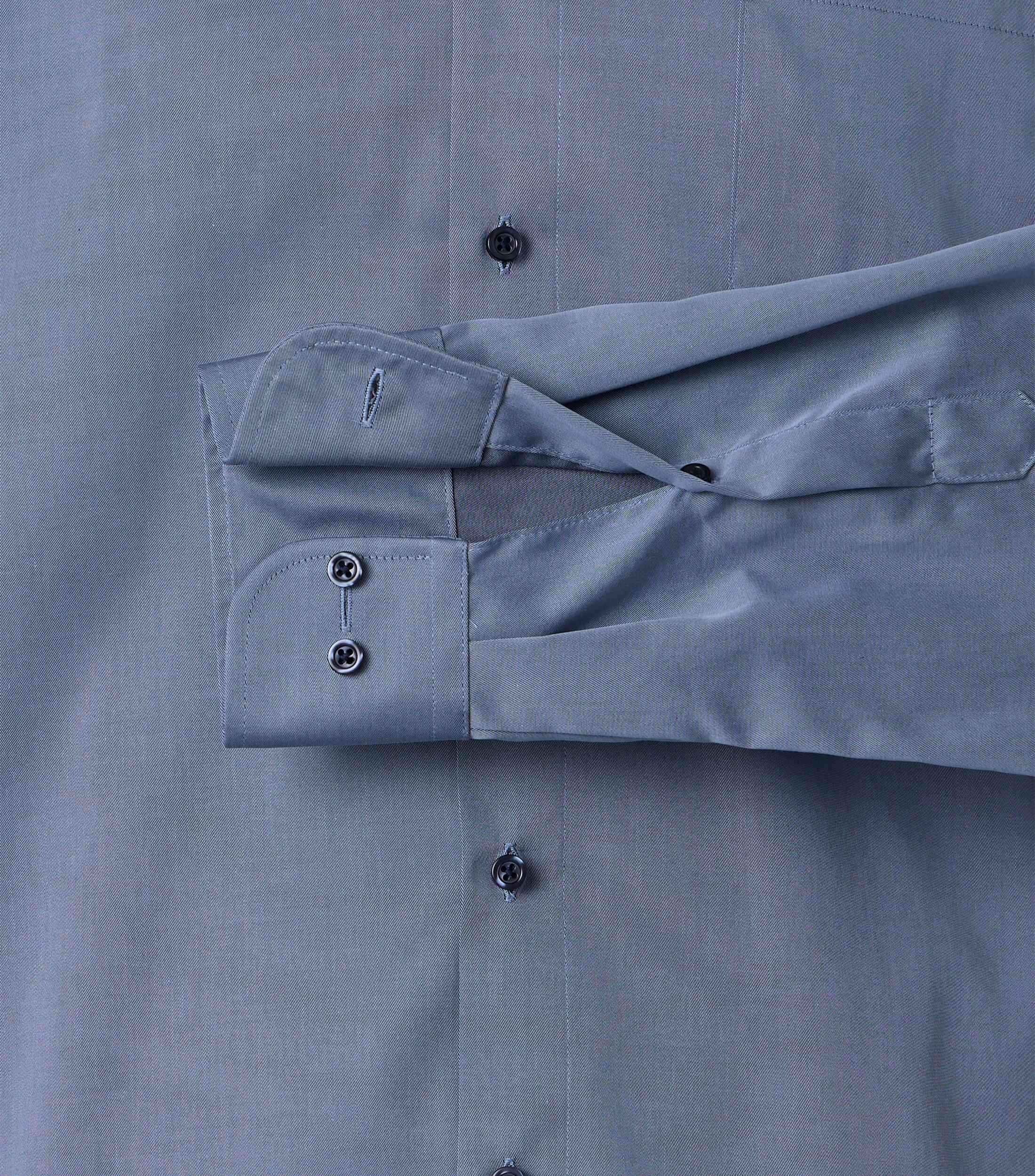 VENTI modern fit overhemd, twill, blauw