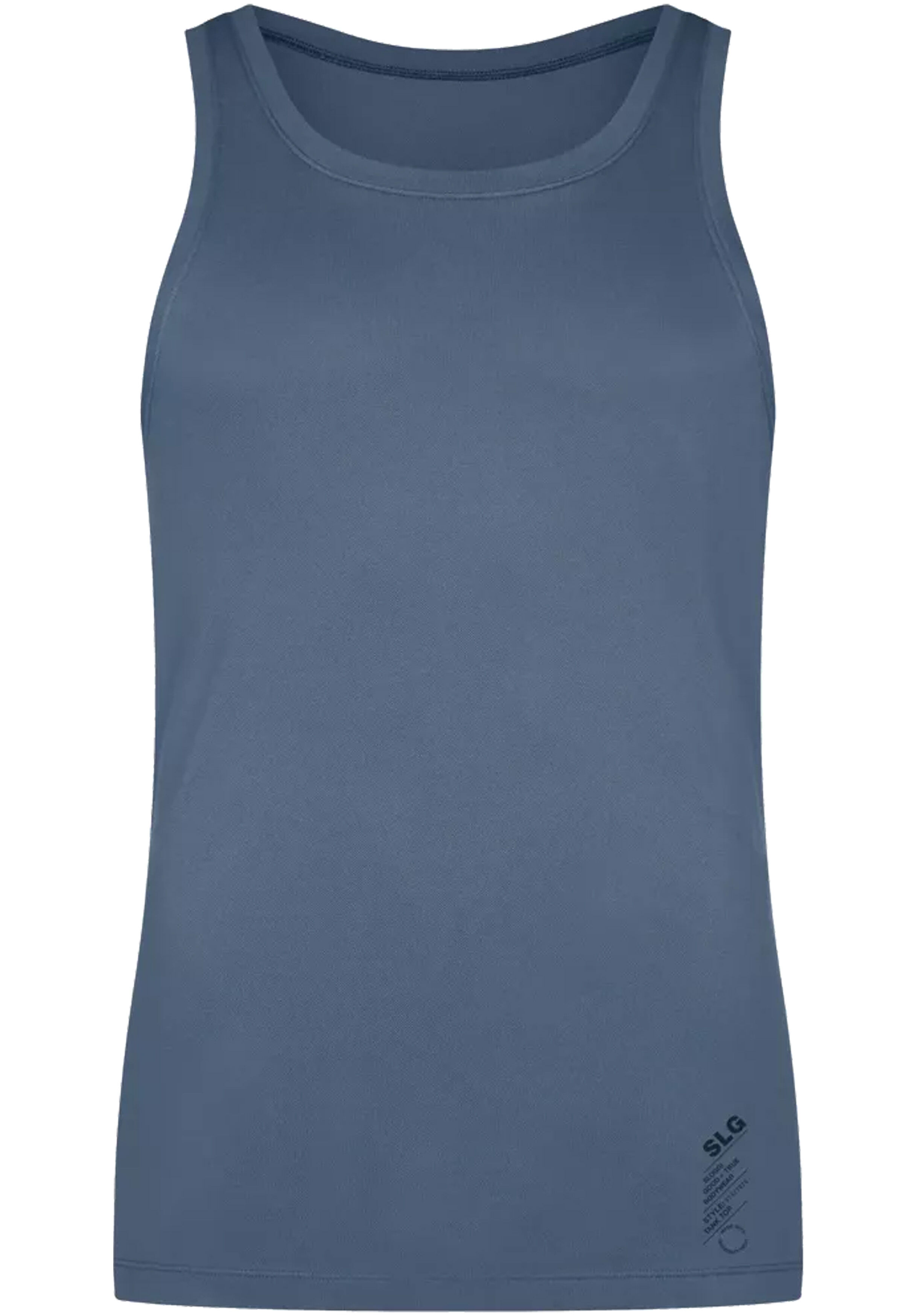 Sloggi Men SLG Base Soft Tank top, heren mouwloos T-shirt (1-pack), middenblauw