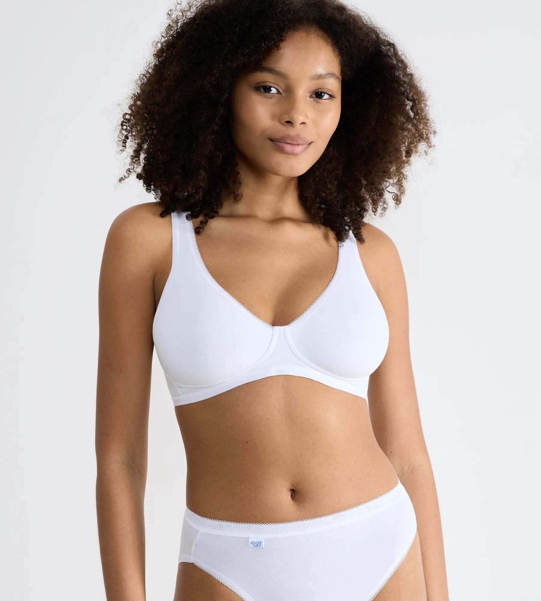 Sloggi Women Basic+ Soft Bra, BH, wit