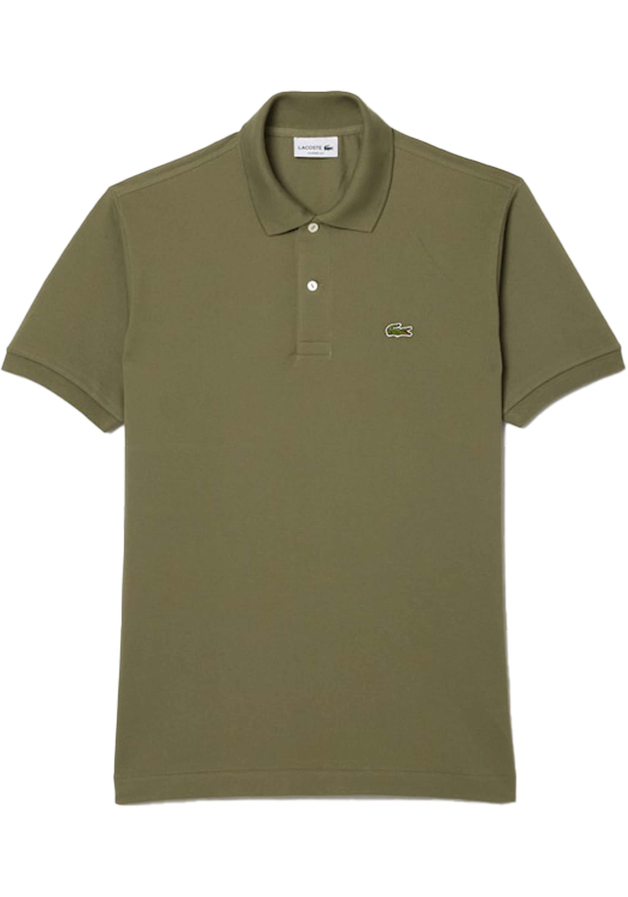 Lacoste Classic Fit polo, kaki groen