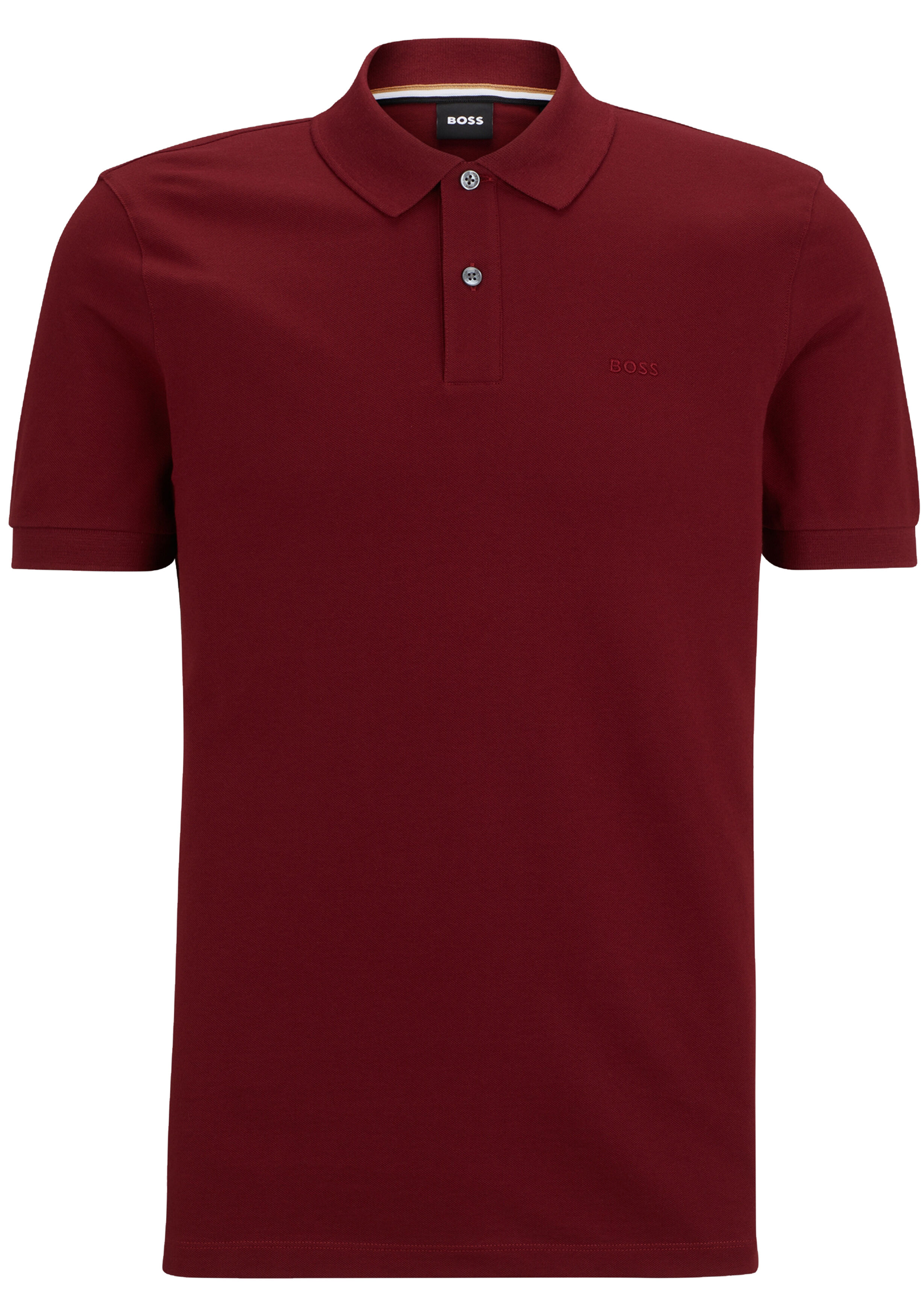 BOSS Pallas regular fit polo, pique, rood