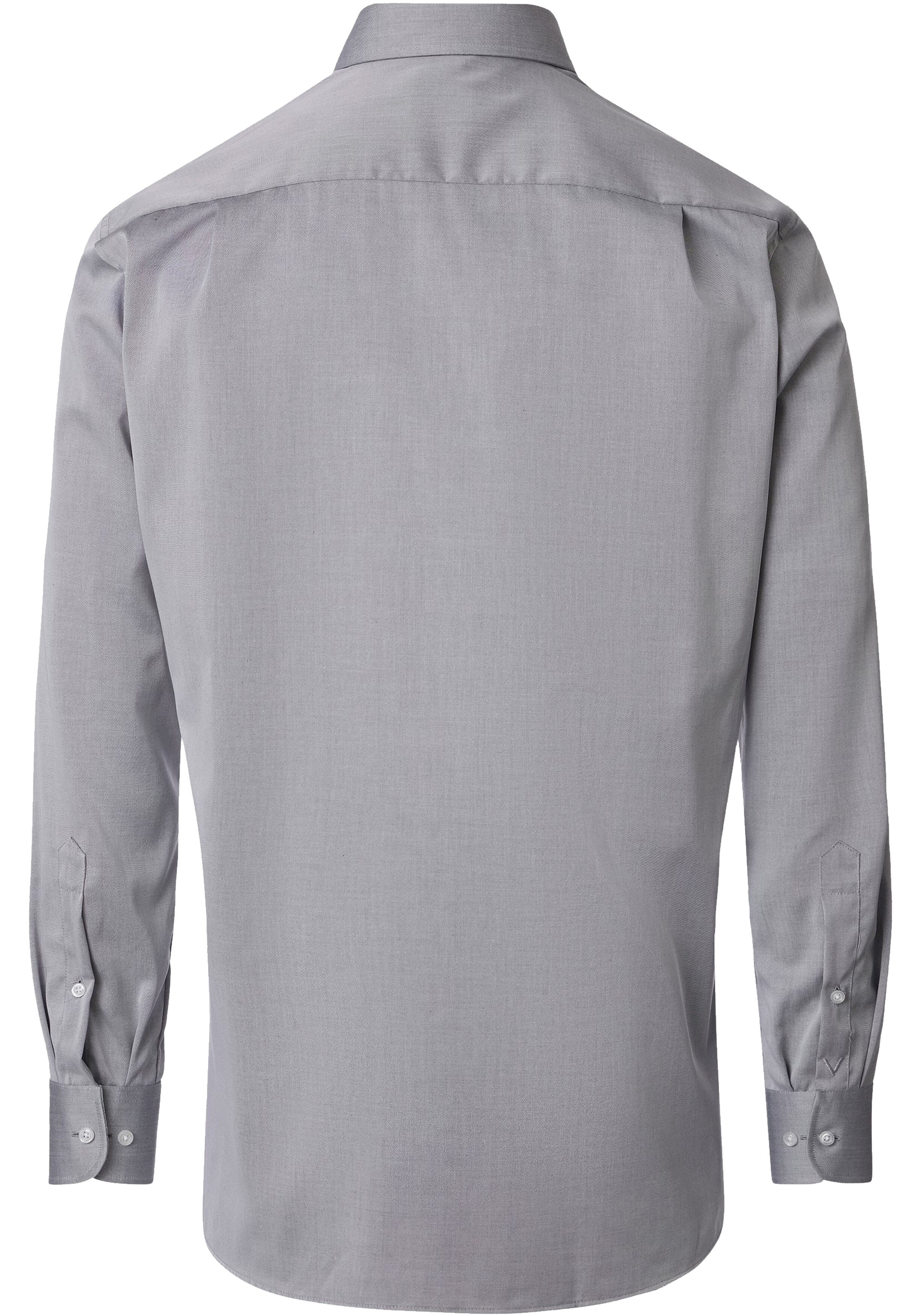 VENTI CASA MODA comfort fit overhemd, mouwlengte 7, structuur, zilvergrijs