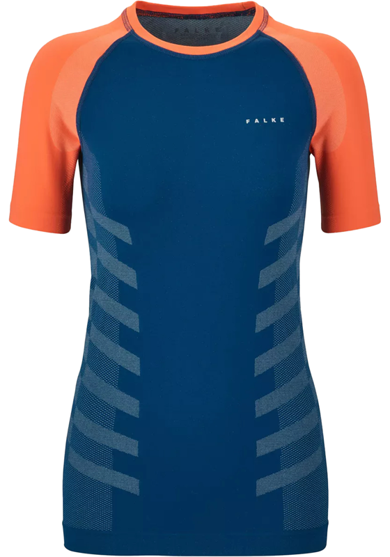 FALKE dames T-shirt Warm, thermoshirt, blauw (blue pond) FALKE dames T-shirt Warm, thermoshirt, blauw (blue pond)