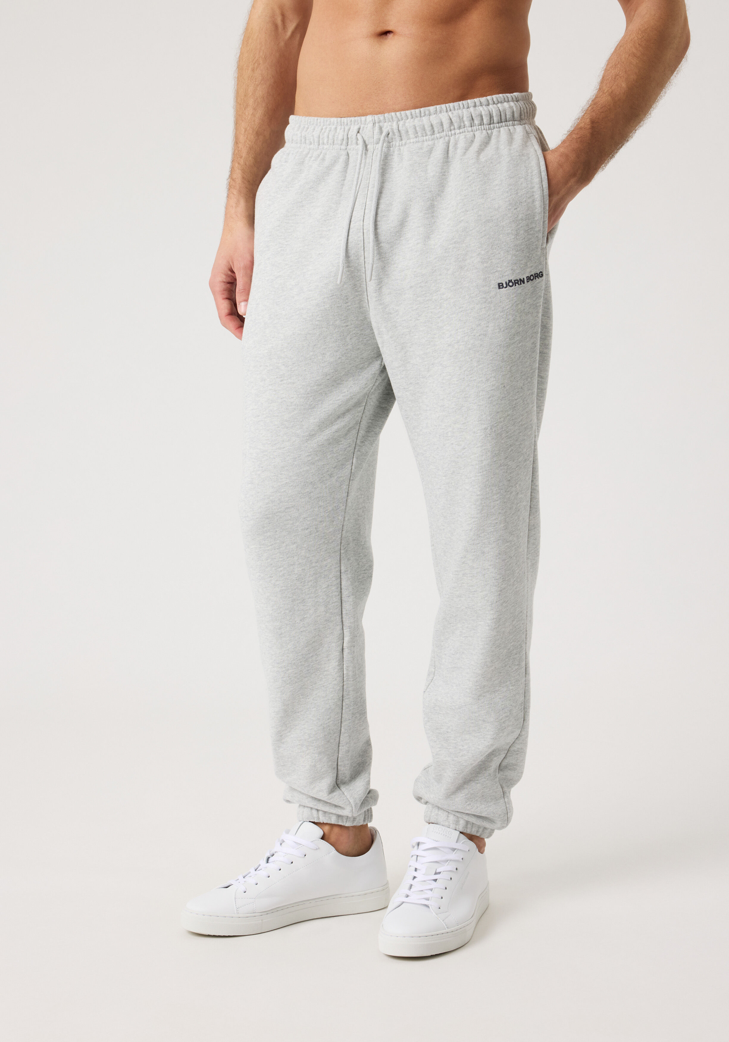 Bjorn Borg Classic Sweatpants, heren joggingbroek, grijs
