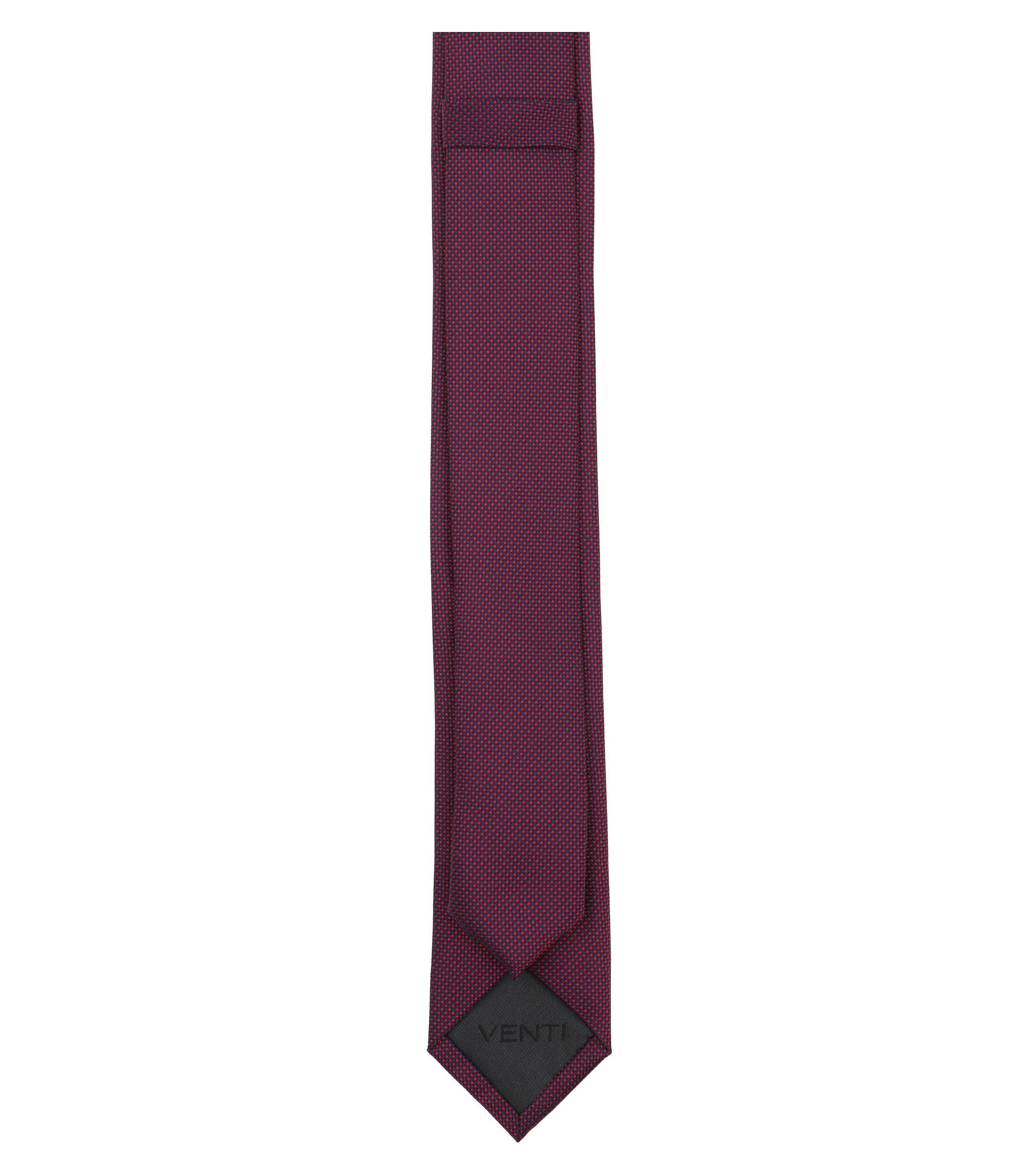 VENTI stropdas, bordeaux, donkerblauw dessin