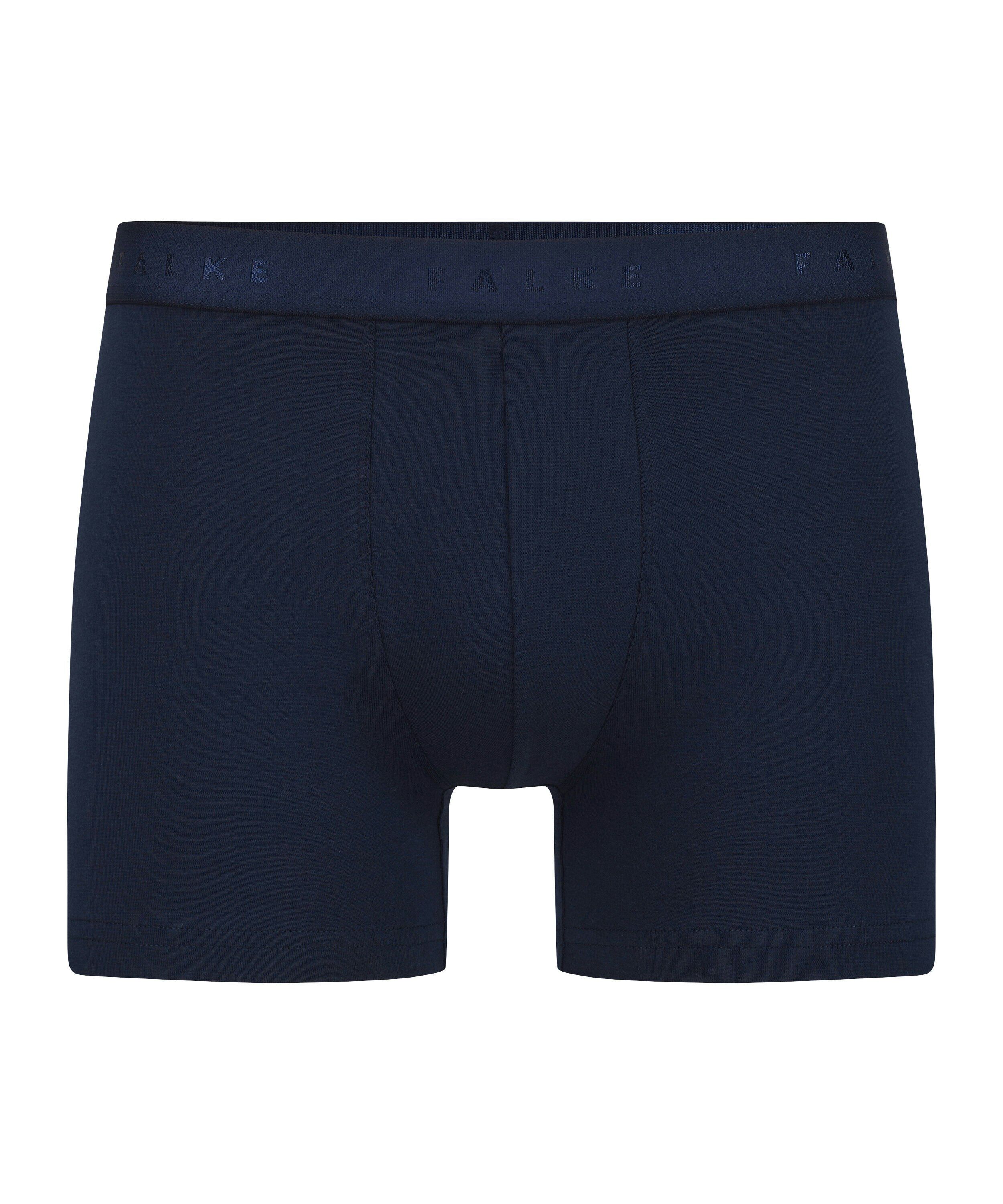 FALKE 2-pack heren boxer Daily Comfort, boxers normale lengte, donkerblauw (midnight)