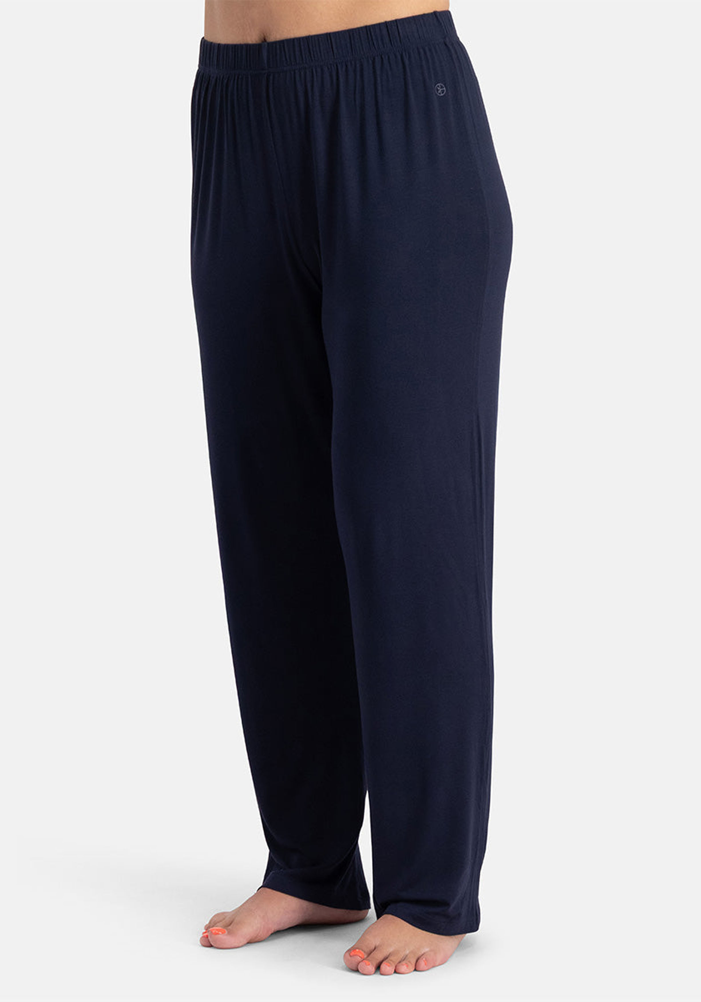 Bamboo Basics Nina pyjama set, dames pyjama, donkerblauw