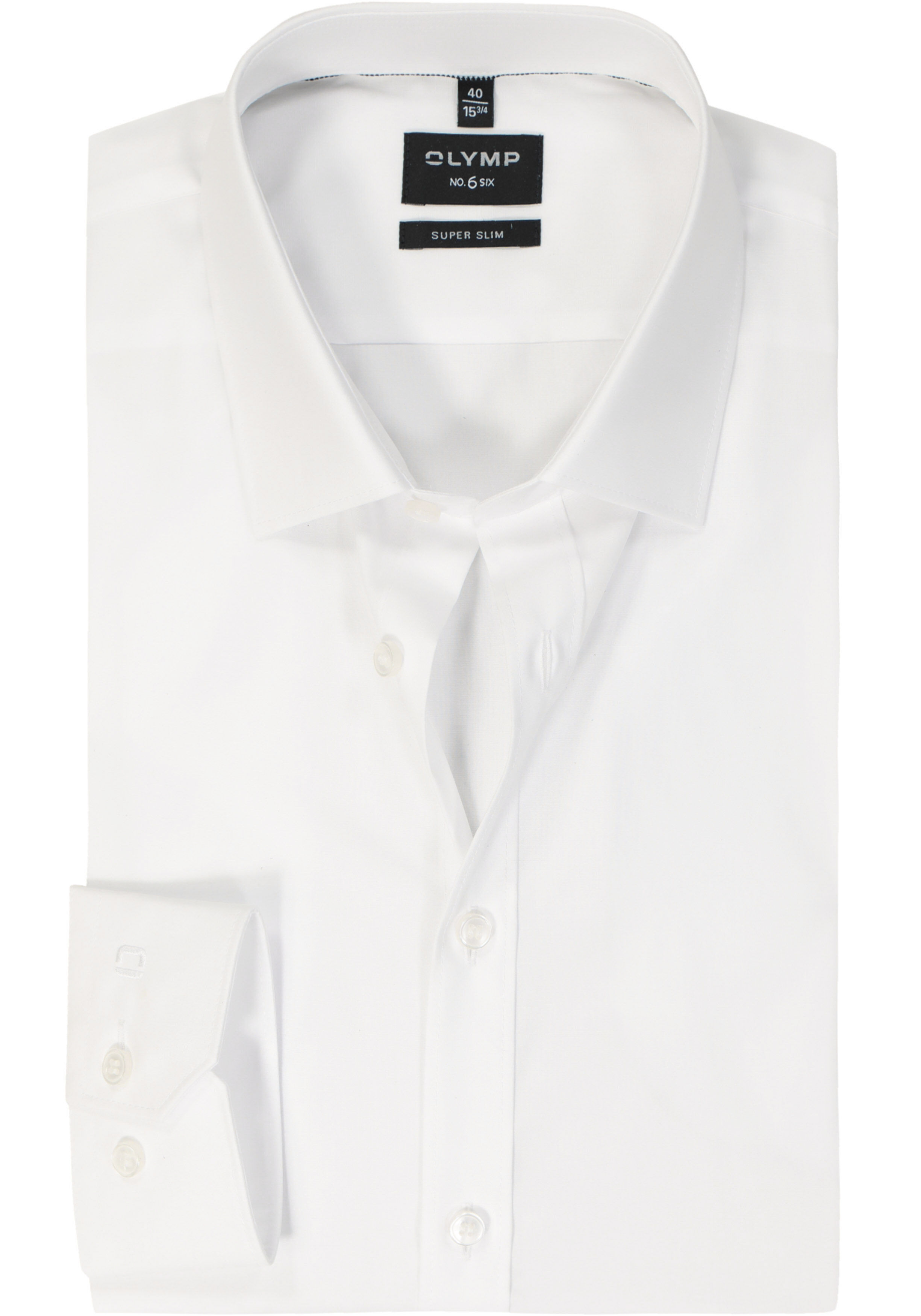 OLYMP No. Six super slim fit overhemd, wit   