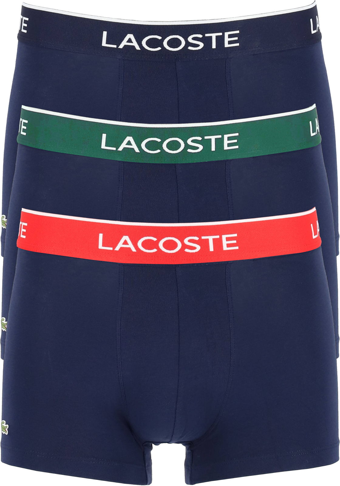 1-3665926962701-lacoste-LACOSTE_5H3401HY0_alle_kleuren_4fotos_HR Lacoste Boxer Trunks (3-pack), heren boxers kort, blauw met gekleurde tailleband