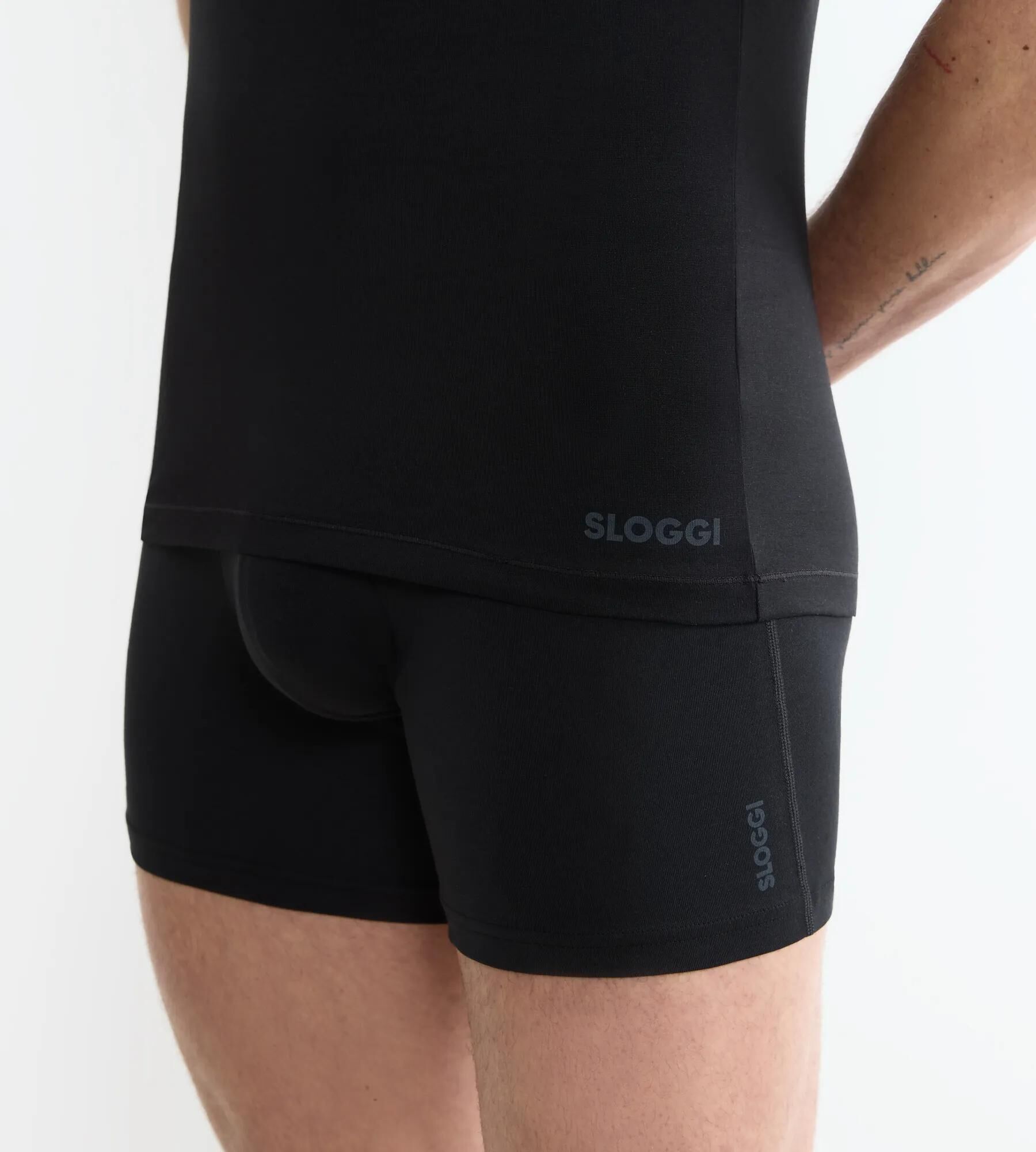 Sloggi Men EVER Ease Tank Top, heren mouwloos T-shirt (1-pack), zwart