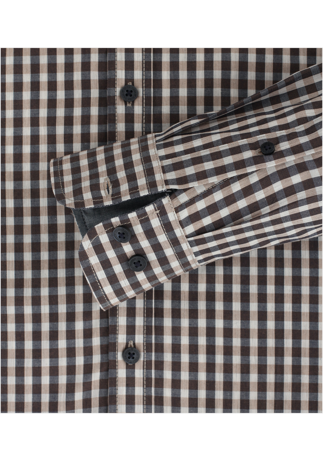 image_5_042b5a1f0fbf6aa2d9c7c669578ec3f9jpgautoformatbgF3F3F3blend-alpha100blend-colorF3F3F3blend-modedarkenfitclampp CASA MODA Sport casual fit overhemd, structuur, beige geruit