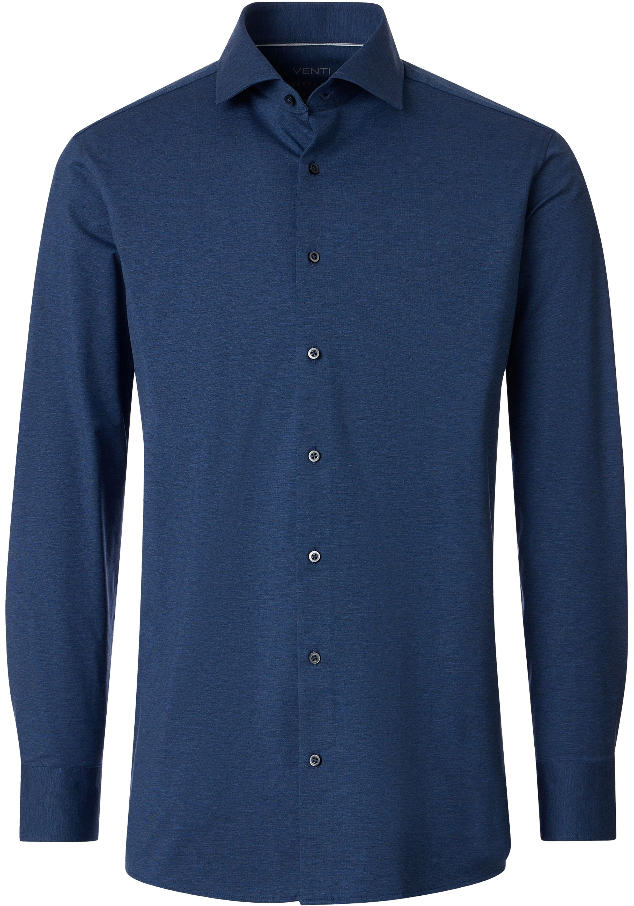 VENTI CASA MODA comfort fit overhemd, jersey, lichtblauw