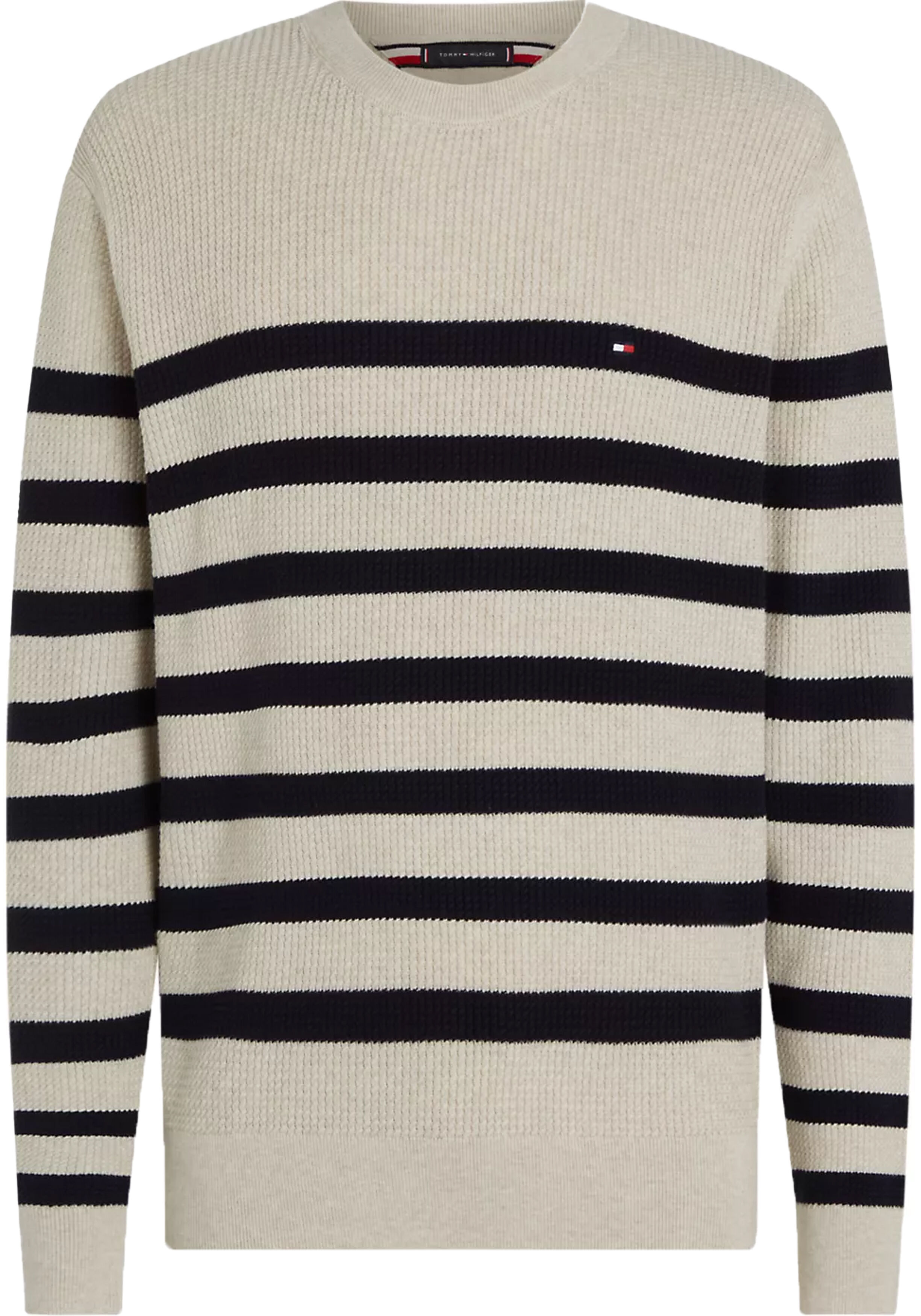 Lachinita Tommy Hilfiger Trui Wit Heren Crew Neck Hilfiger Trui