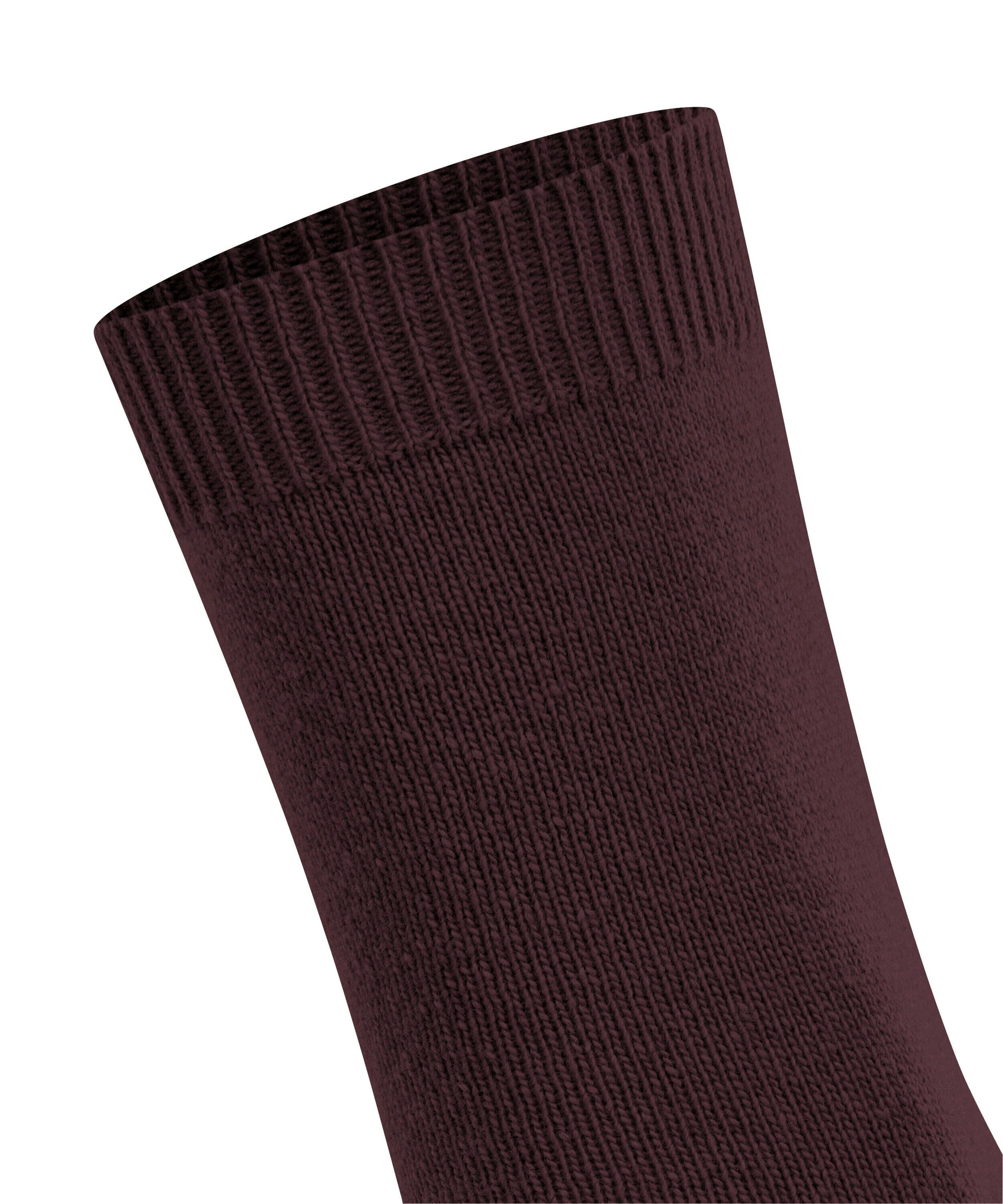 FALKE Cosy Wool damessokken, donkerrood (barolo)