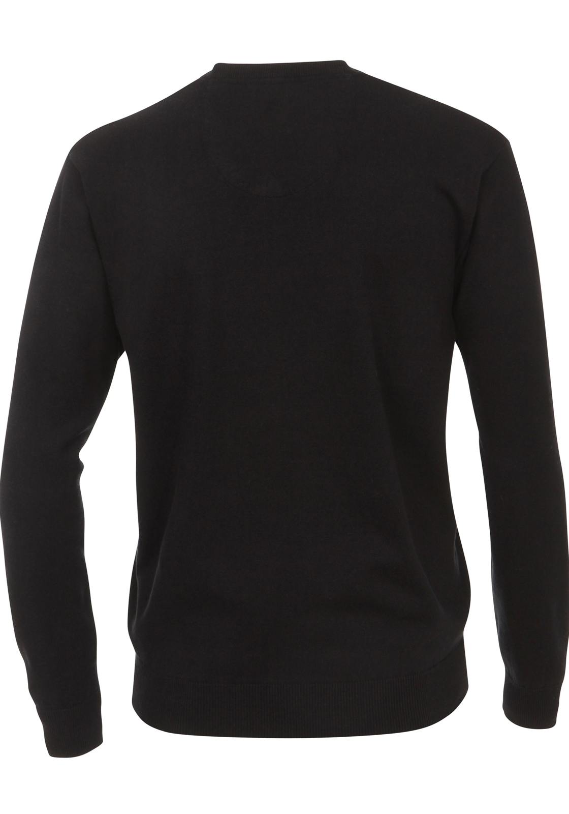 3-4049807049283-redmond-trui_HR Redmond heren trui katoen, V-hals, zwart