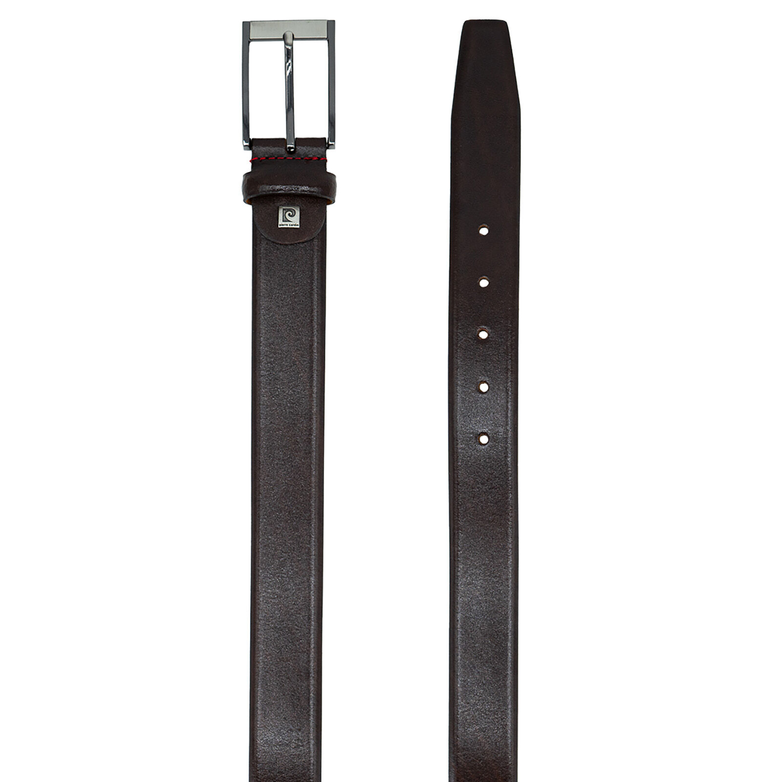 PIERRE CARDIN leren heren riem, bruin