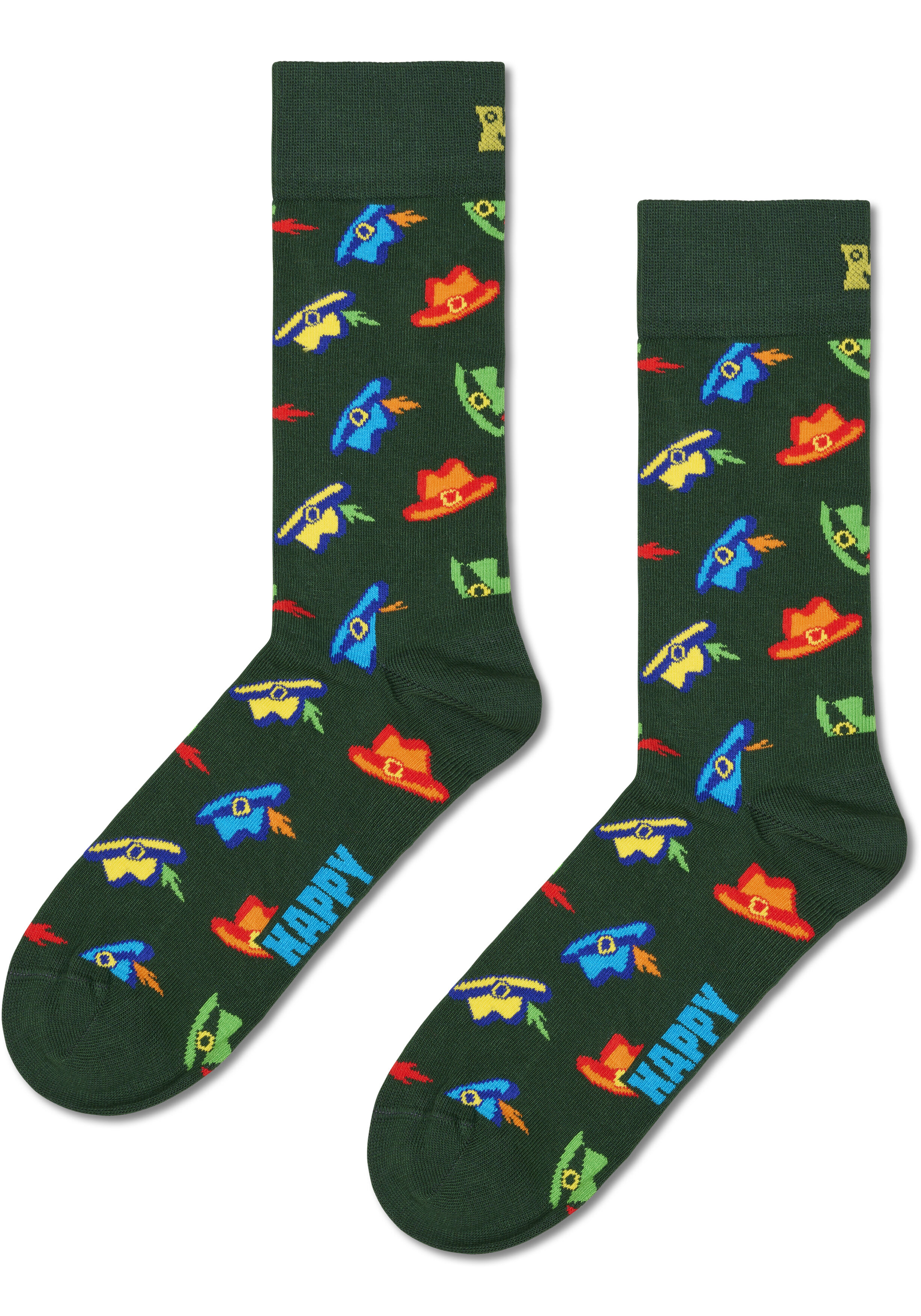 Happy Socks Hat Sock, unisex sokken, groen