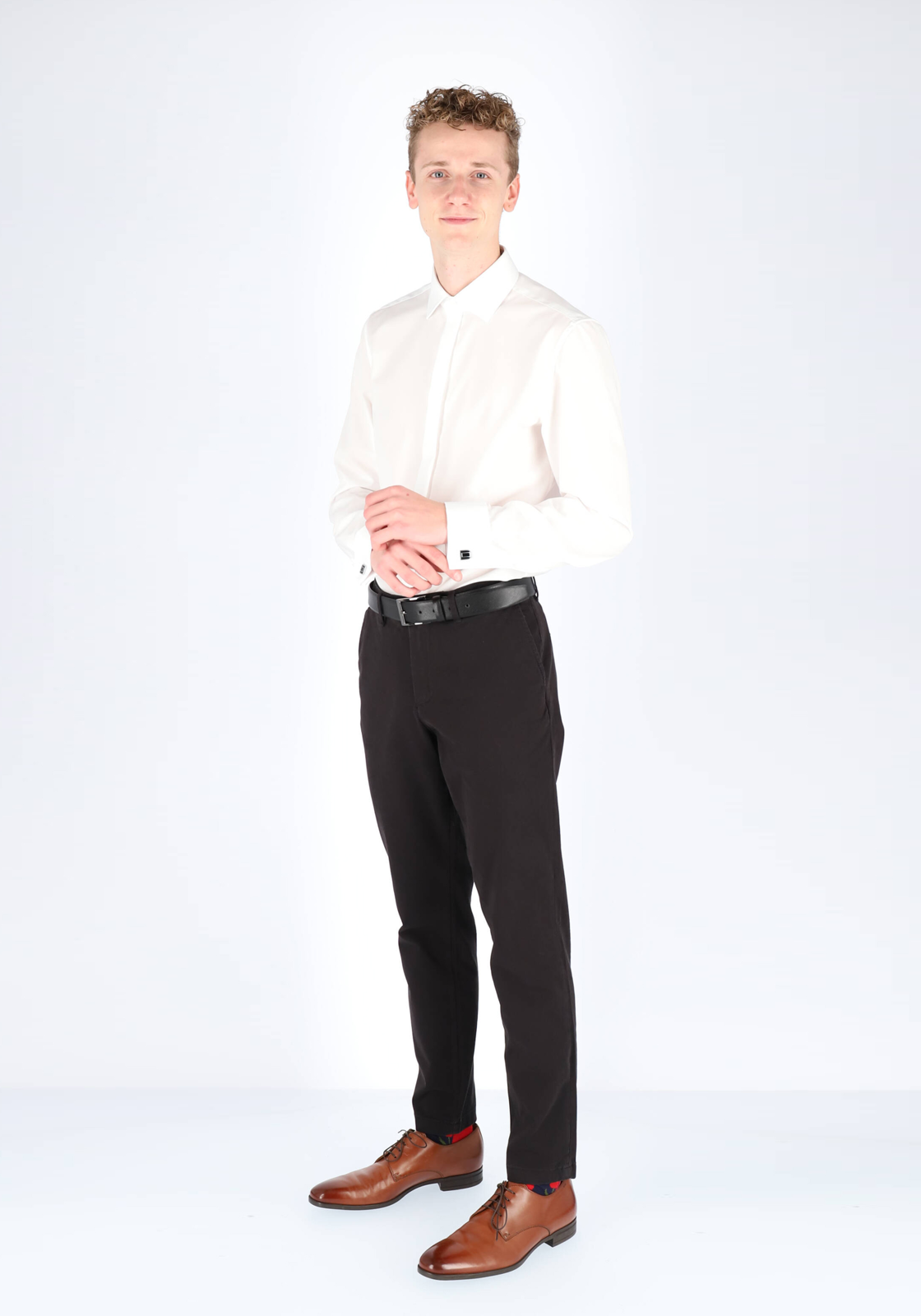 03-4048869178702-social-Social_Jeffrey_675674-01_HR Seidensticker slim fit overhemd, dubbele manchet Kent kraag, wit