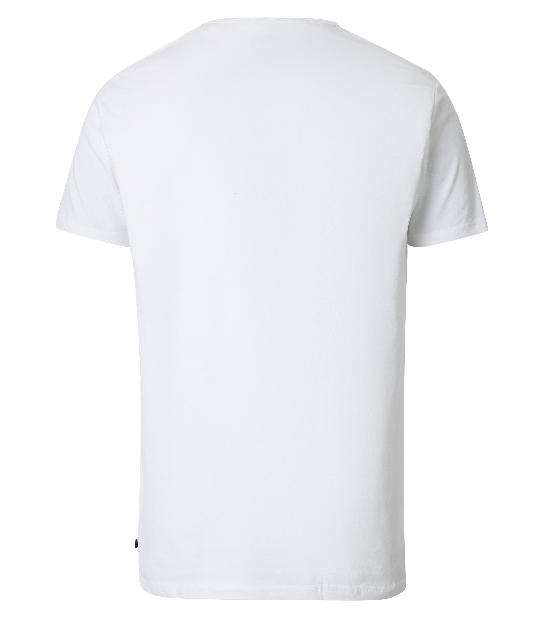 VENTI modern heren T-shirt (2-pack), wit