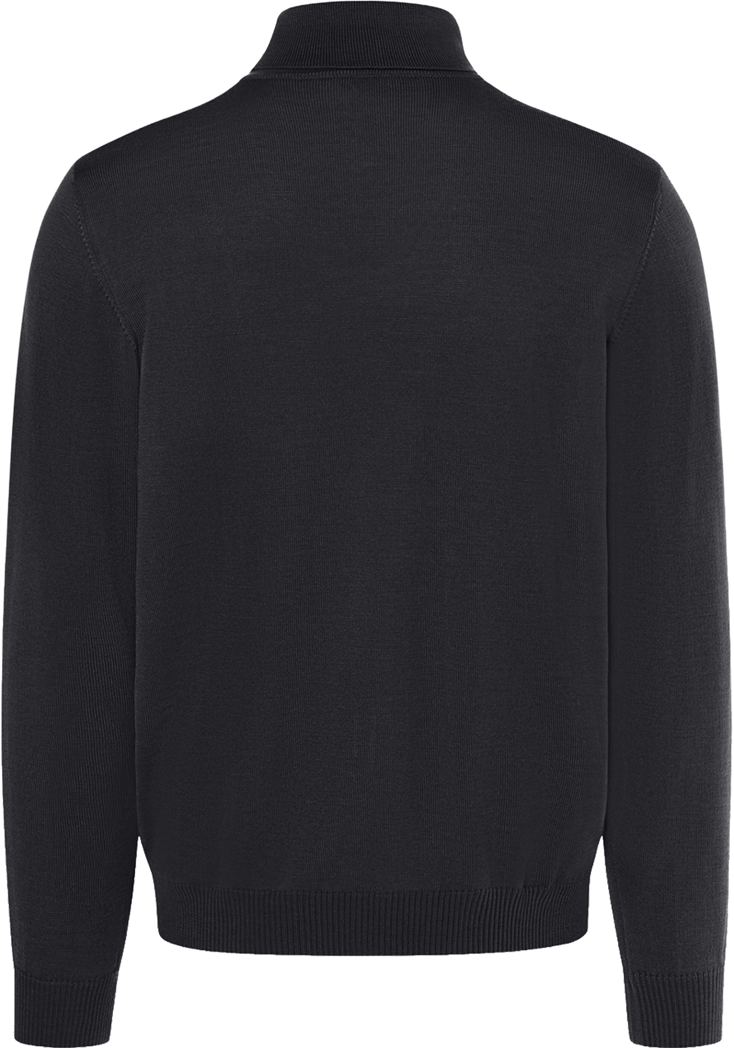 MAERZ Classic Fit heren coltrui wol, zwart