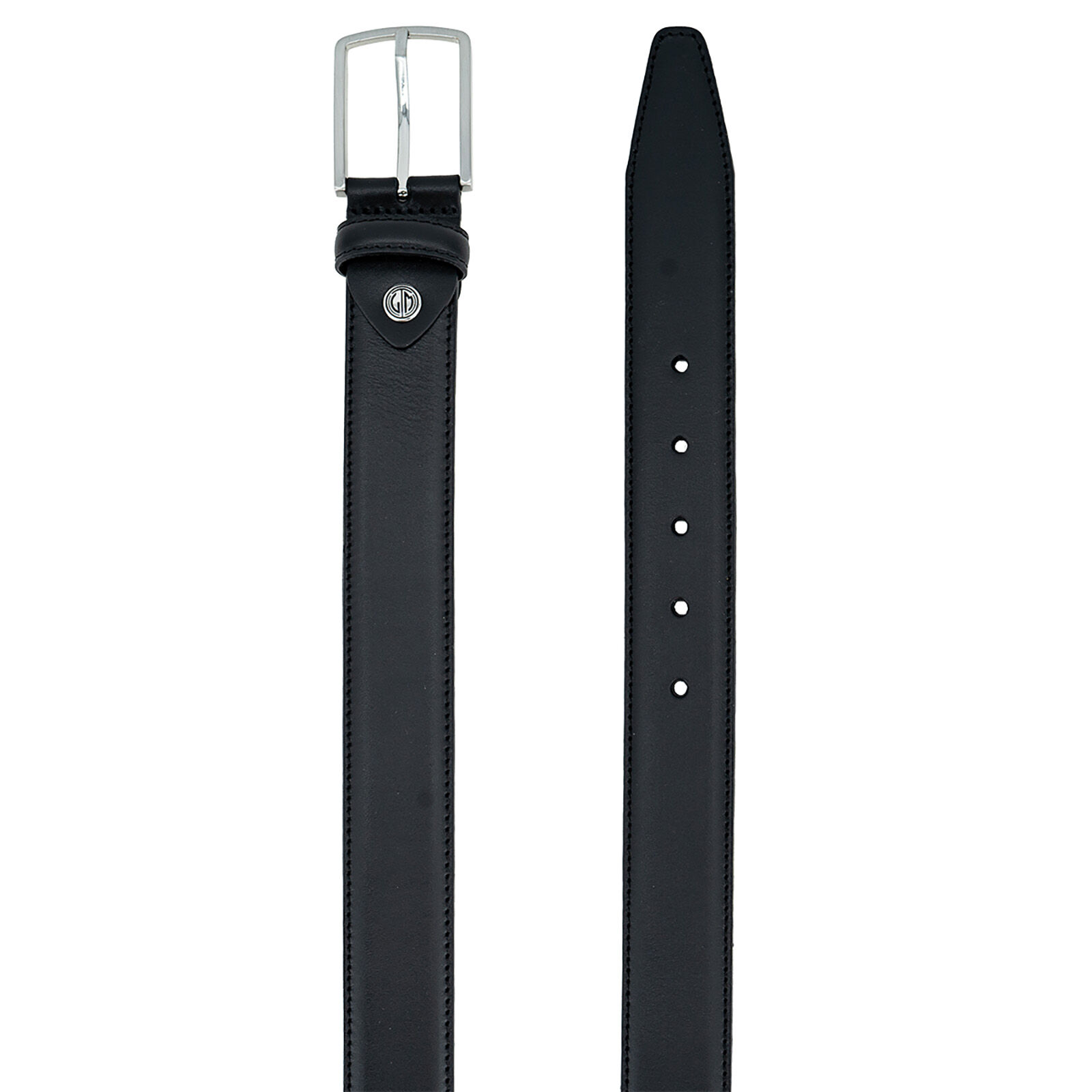 LINDENMANN leren heren riem, zwart
