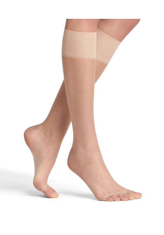 FALKE Shelina toeless 12 DEN dames kniekousen, beige (crystal) FALKE Shelina toeless 12 DEN dames kniekousen, beige (crystal)