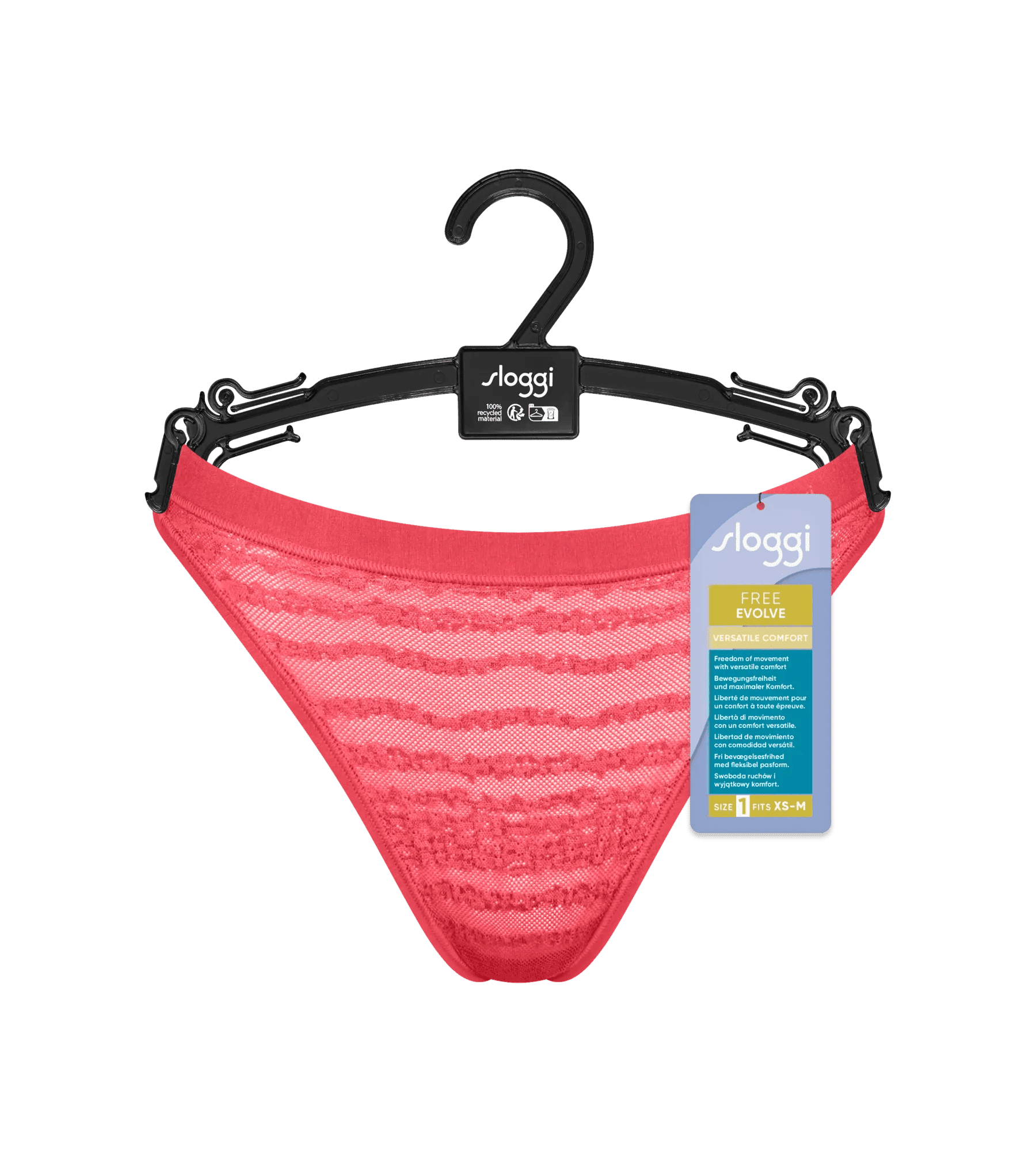 Sloggi Women FREE Evolve String Lace (1-pack), dames string, flamingo roze
