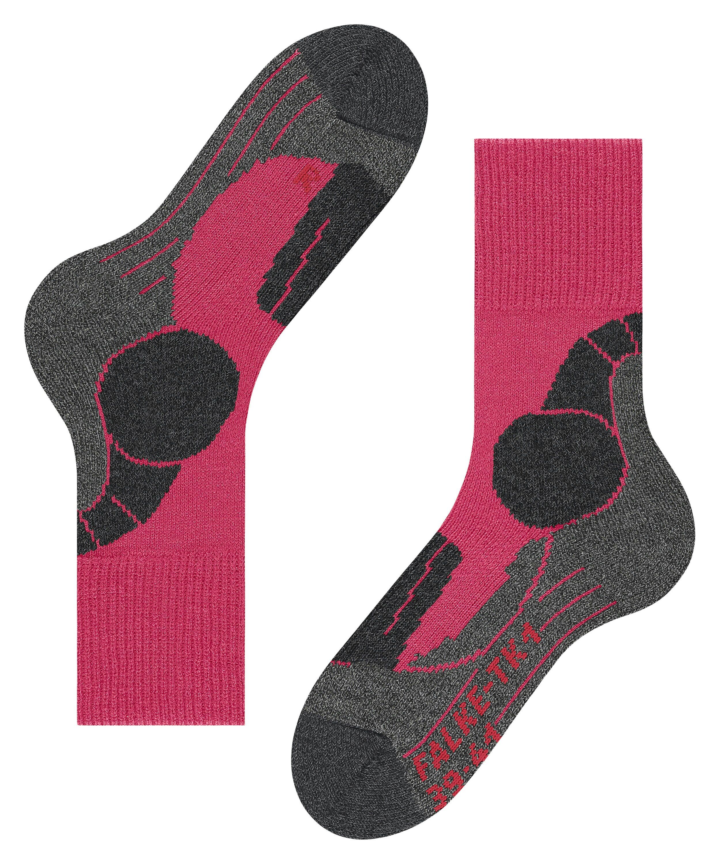 FALKE TK1 Adventure dames trekking sokken, roze (rose)