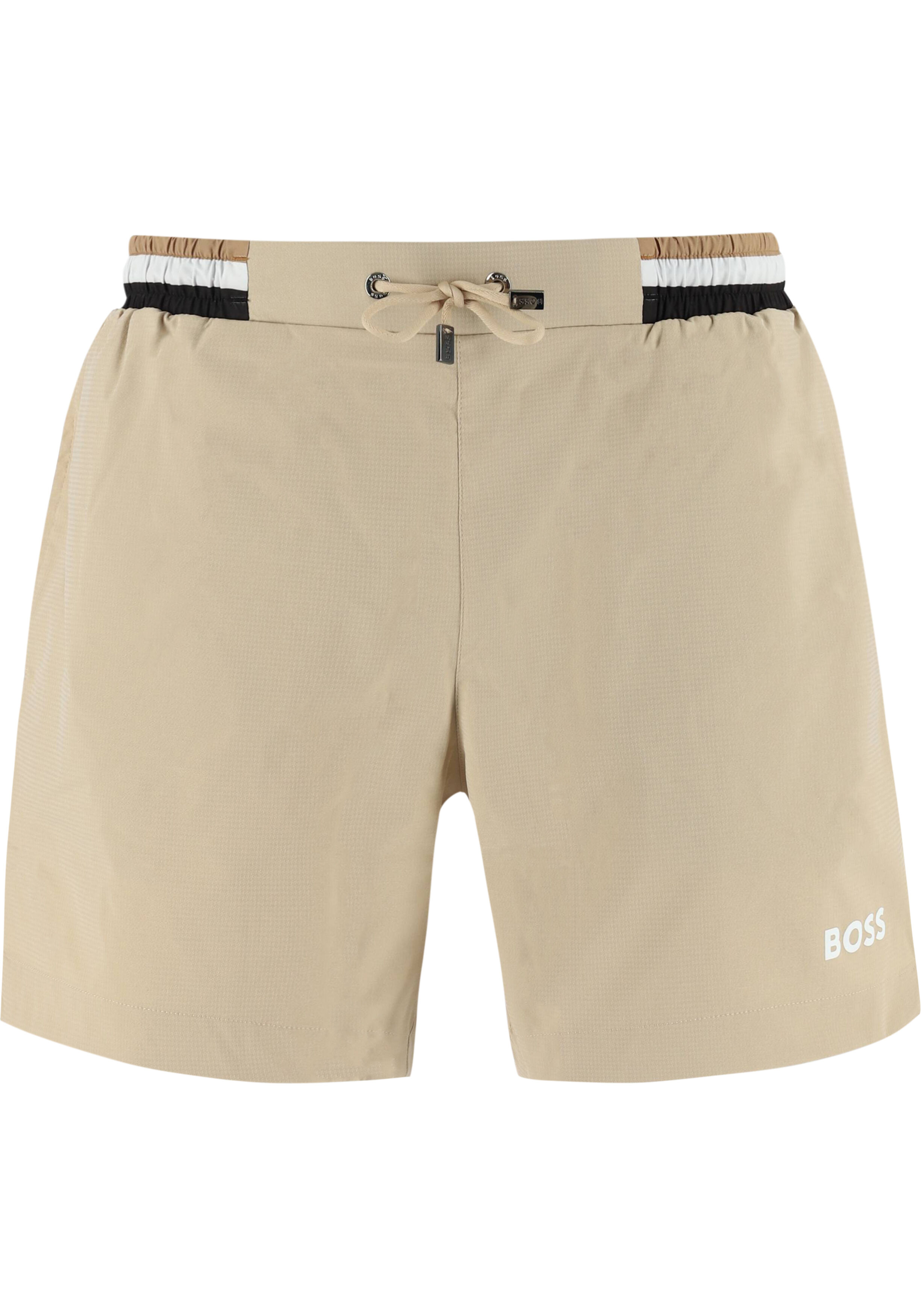 HUGO BOSS Atoll swim shorts, heren zwembroek, licht beige