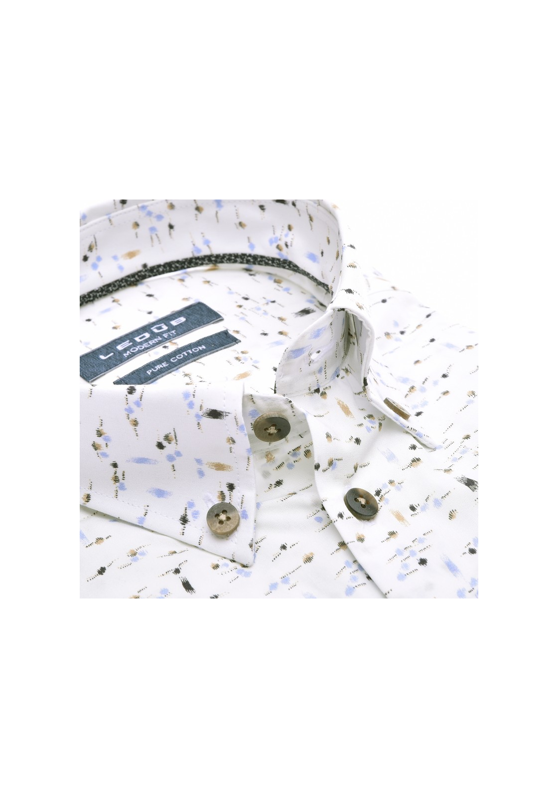 image_3_0141664_911-180-000_02jpgv1675227168bgcolorfffwidth Ledub modern fit overhemd, korte mouw, wit dessin