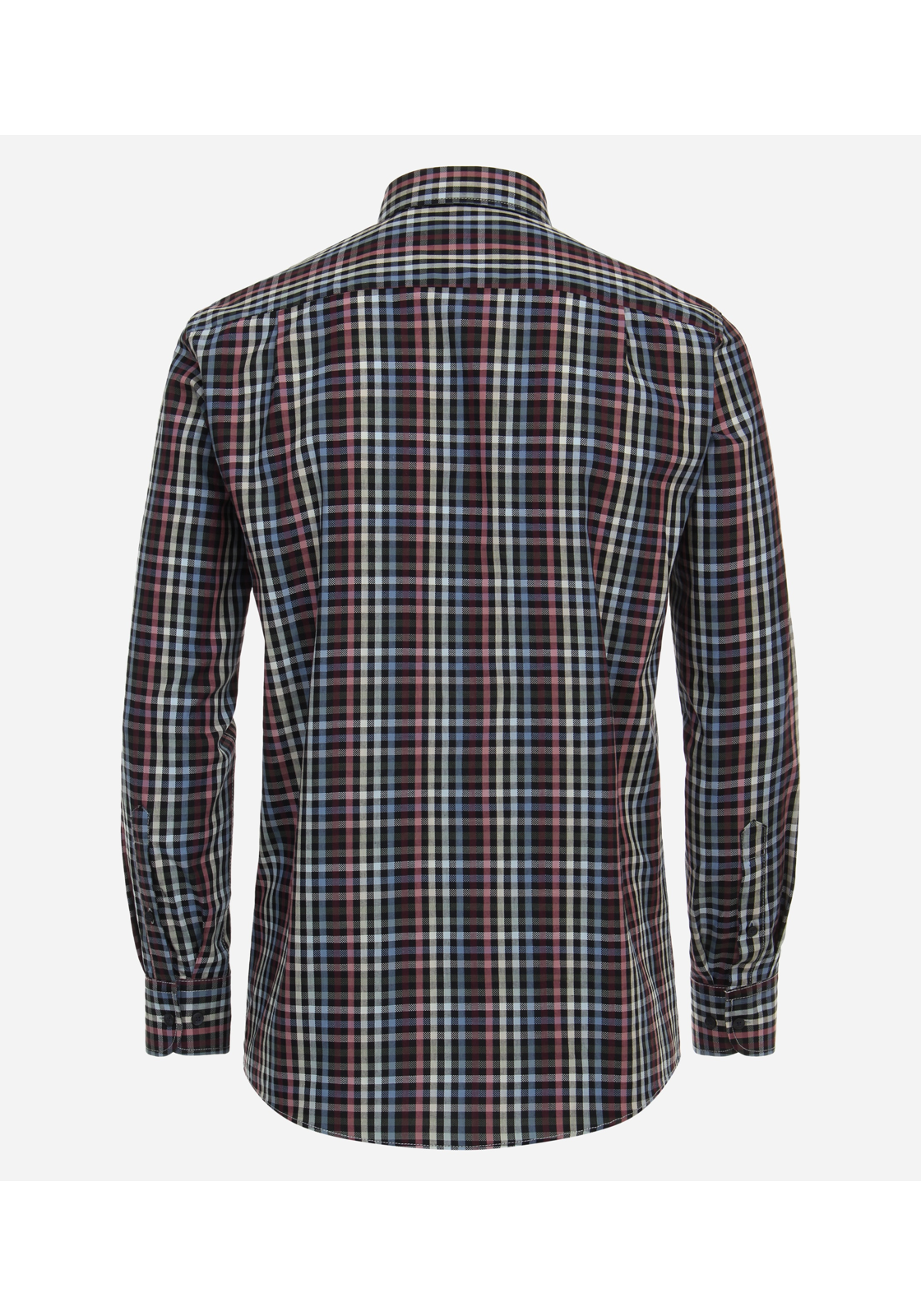 image_3_d85f73399efd080d8d5a2a31d056a411jpgautoformatbgF3F3F3blend-alpha100blend-colorF3F3F3blend-modedarkenfitclampp CASA MODA Sport comfort fit overhemd, dobby, rood geruit